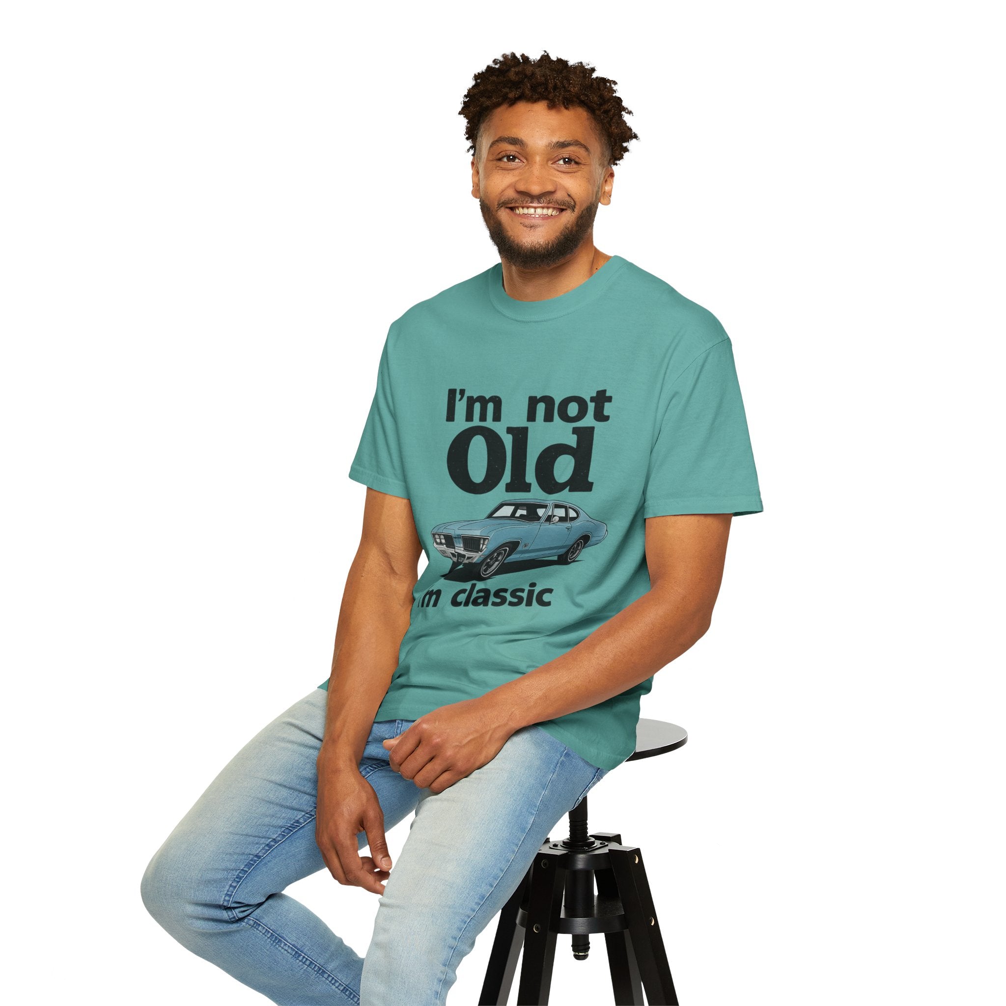 Classic Car T-Shirt — "I'm Not Old I'm Classic" Vintage Auto Tee