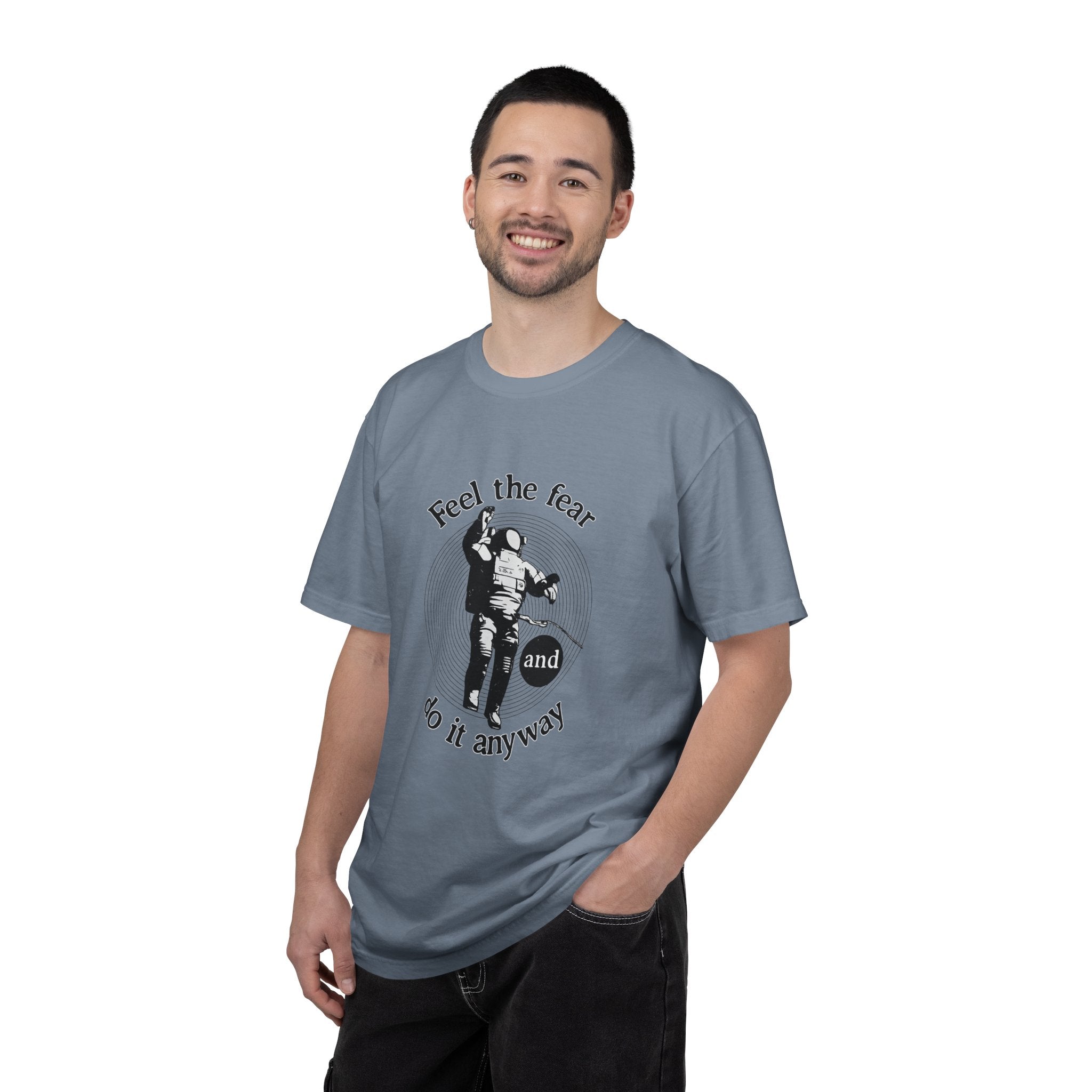 Astronaut 'Feel the Fear and Do It Anyway' Graphic T‑Shirt