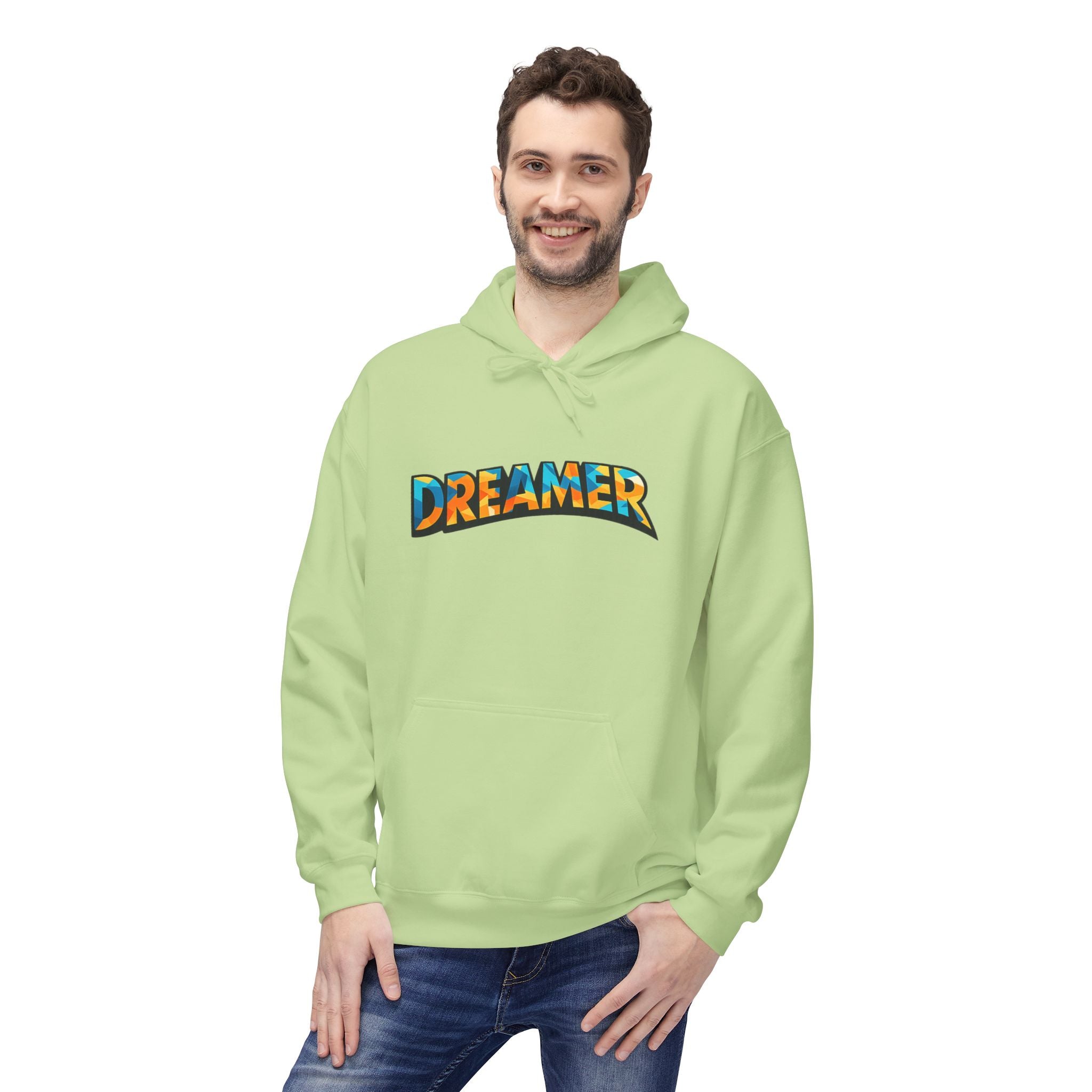 Dreamer Hoodie — Colorful Retro Graphic Pullover
