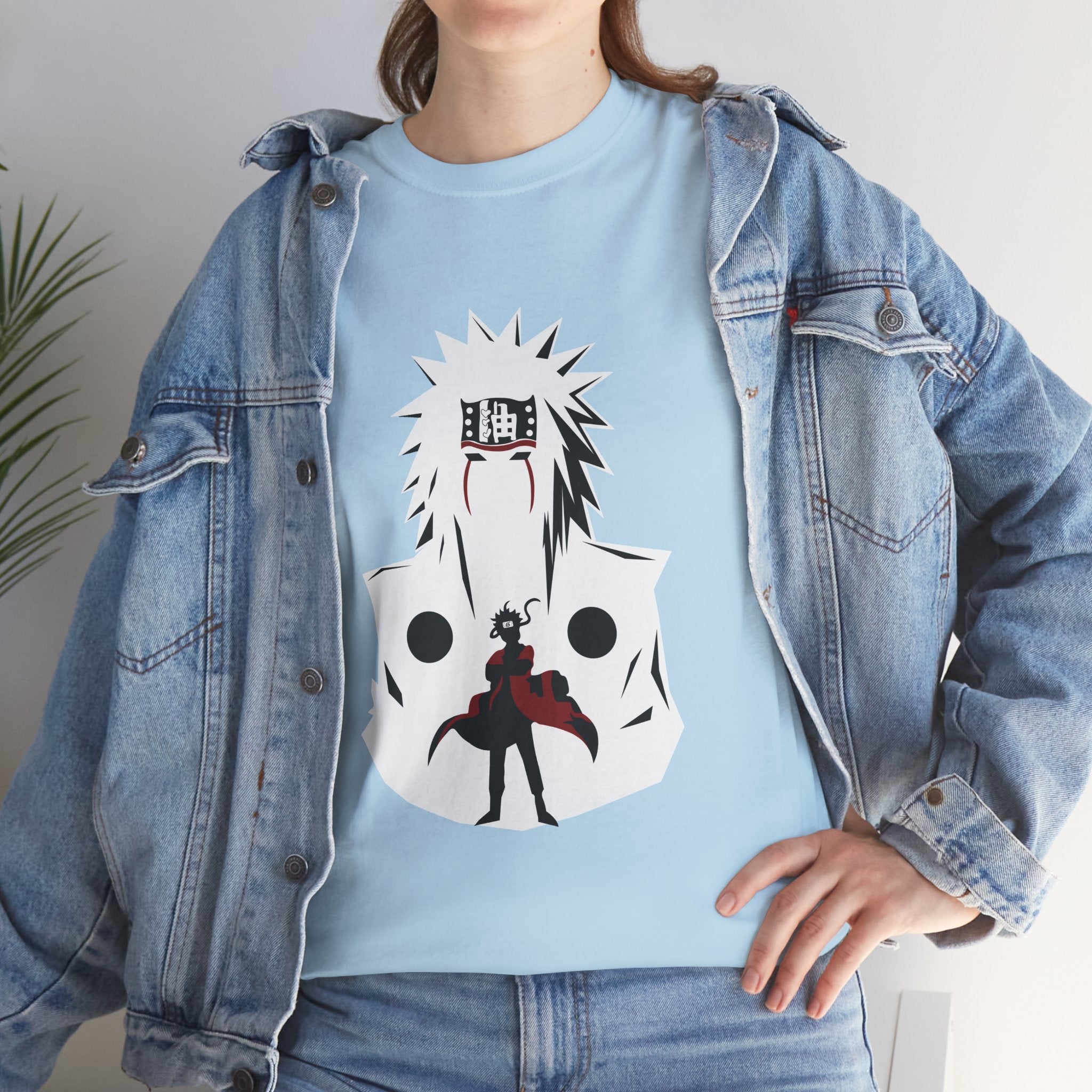 Anime Shadow Warrior T-Shirt — Silhouette Battle Graphic Tee