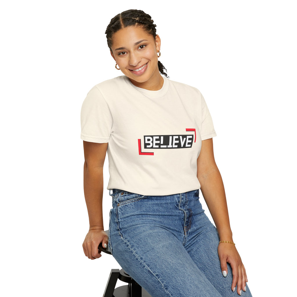 Believe Graphic T-Shirt — Bold Motivational Tee