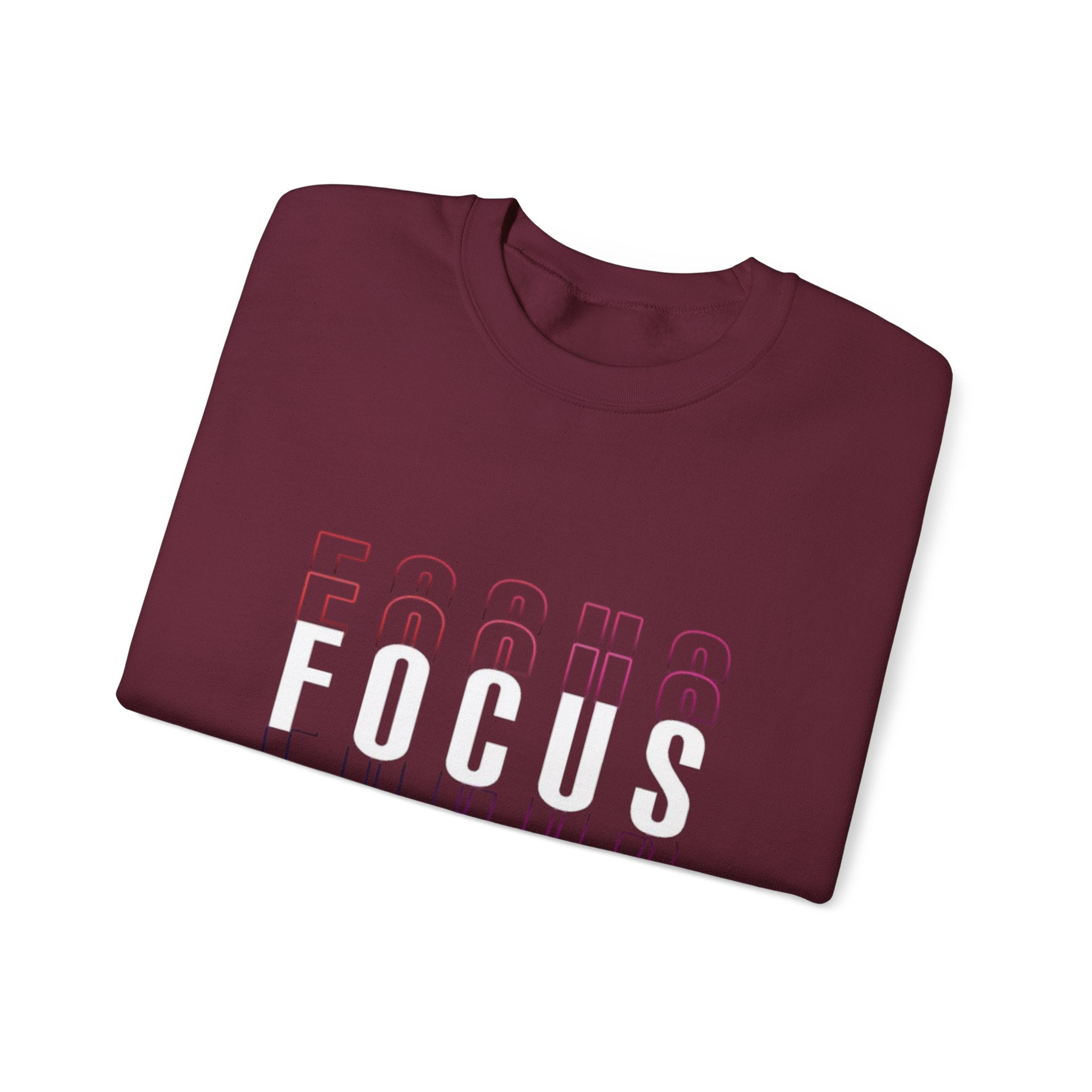Focus Crewneck Sweatshirt — Motivational Casual Pullover