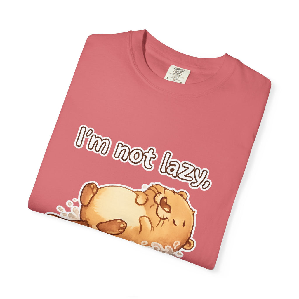 Funny 'I'm Not Lazy, I'm in Energy Saving Mode' T-Shirt