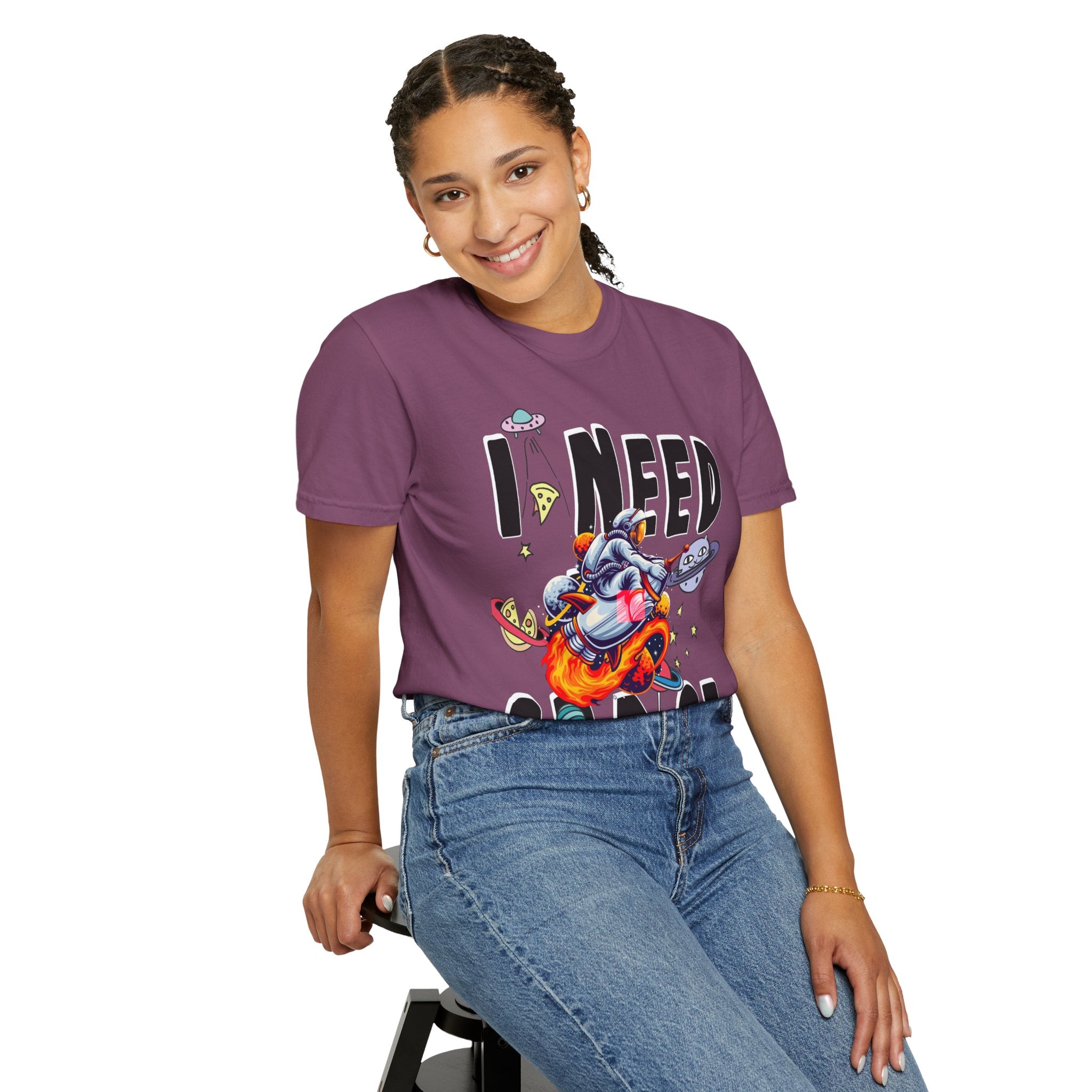 I Need Space T-Shirt — Funny Space Cartoon Astronaut Tee