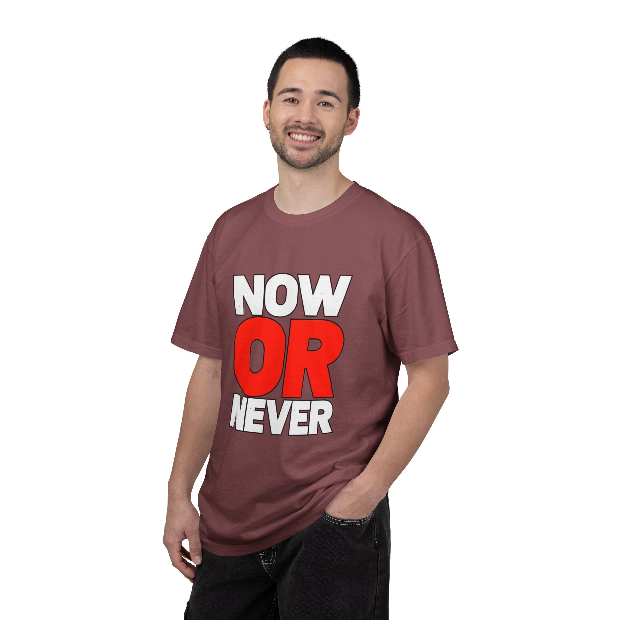 Now Or Never T-Shirt — Motivational Graphic Tee