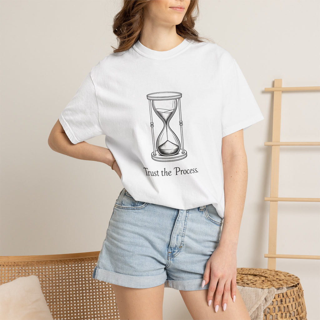 Trust the Process T-Shirt — Hourglass Graphic Inspirational Tee