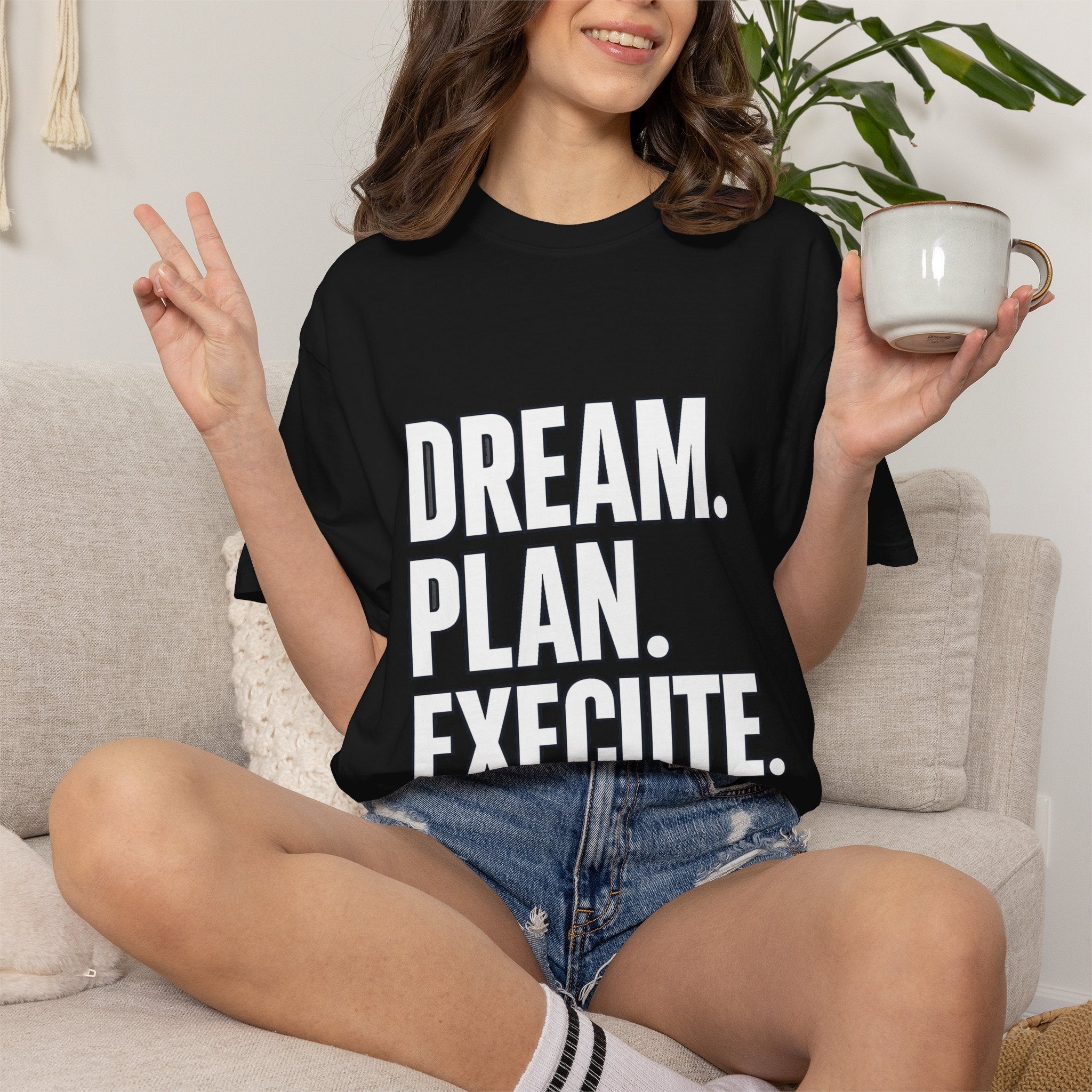 Dream. Plan. Execute. T-Shirt — Motivational Graphic Tee