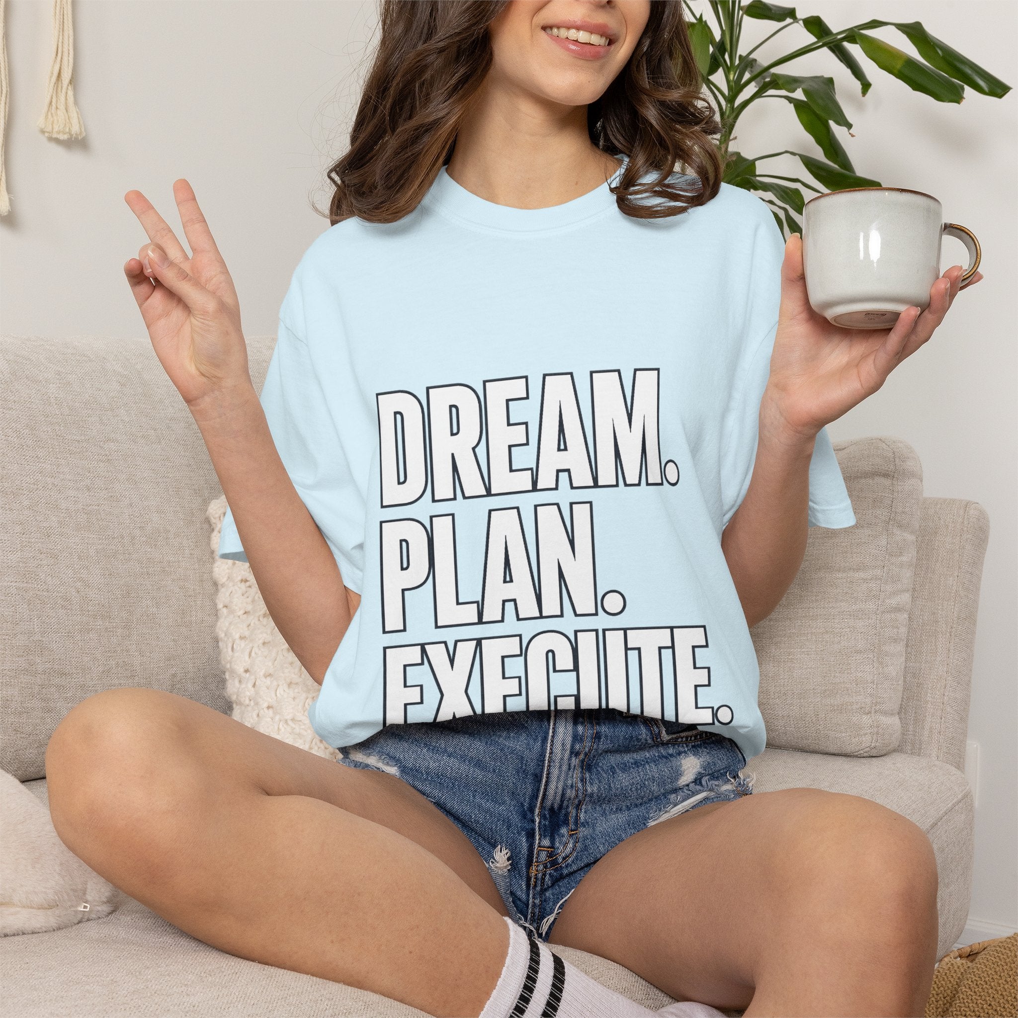 Dream. Plan. Execute. T-Shirt — Motivational Graphic Tee