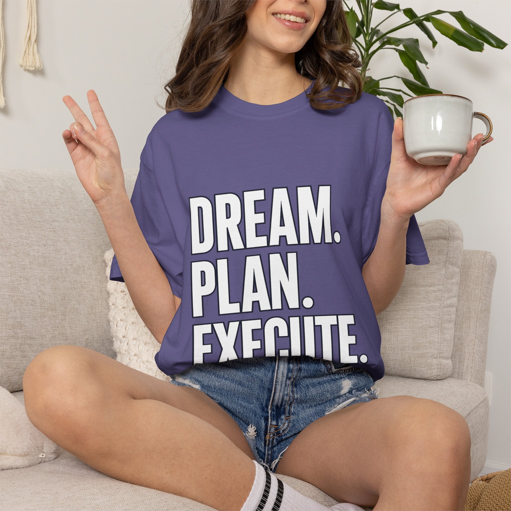 Dream. Plan. Execute. T-Shirt — Motivational Graphic Tee