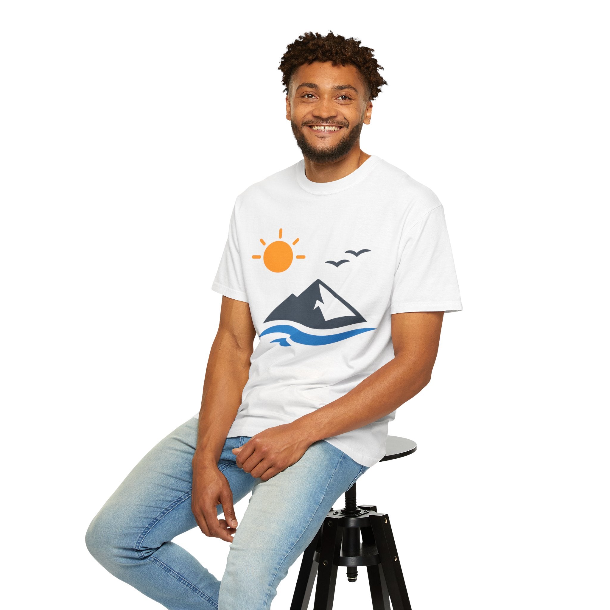 Mountain Sunrise T-Shirt — Scenic Outdoor Graphic Tee