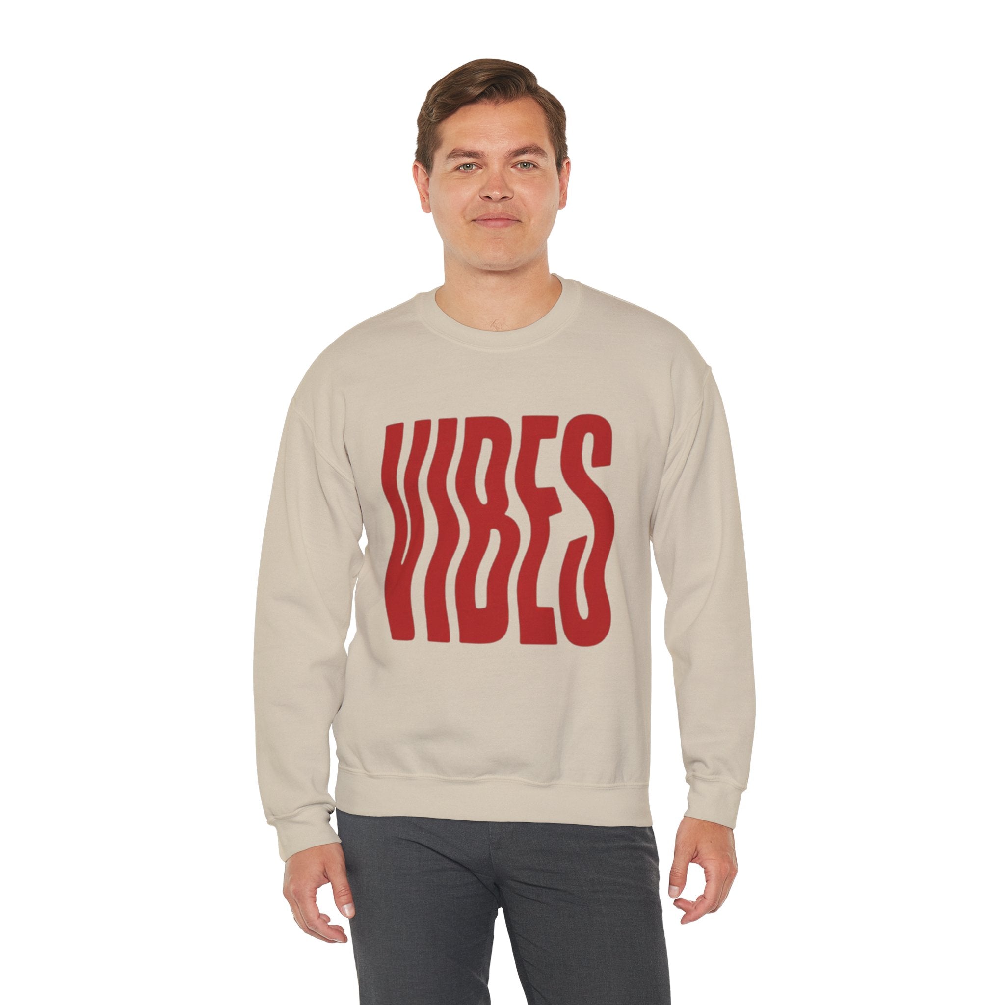 Vibes Distorted Crewneck Sweatshirt