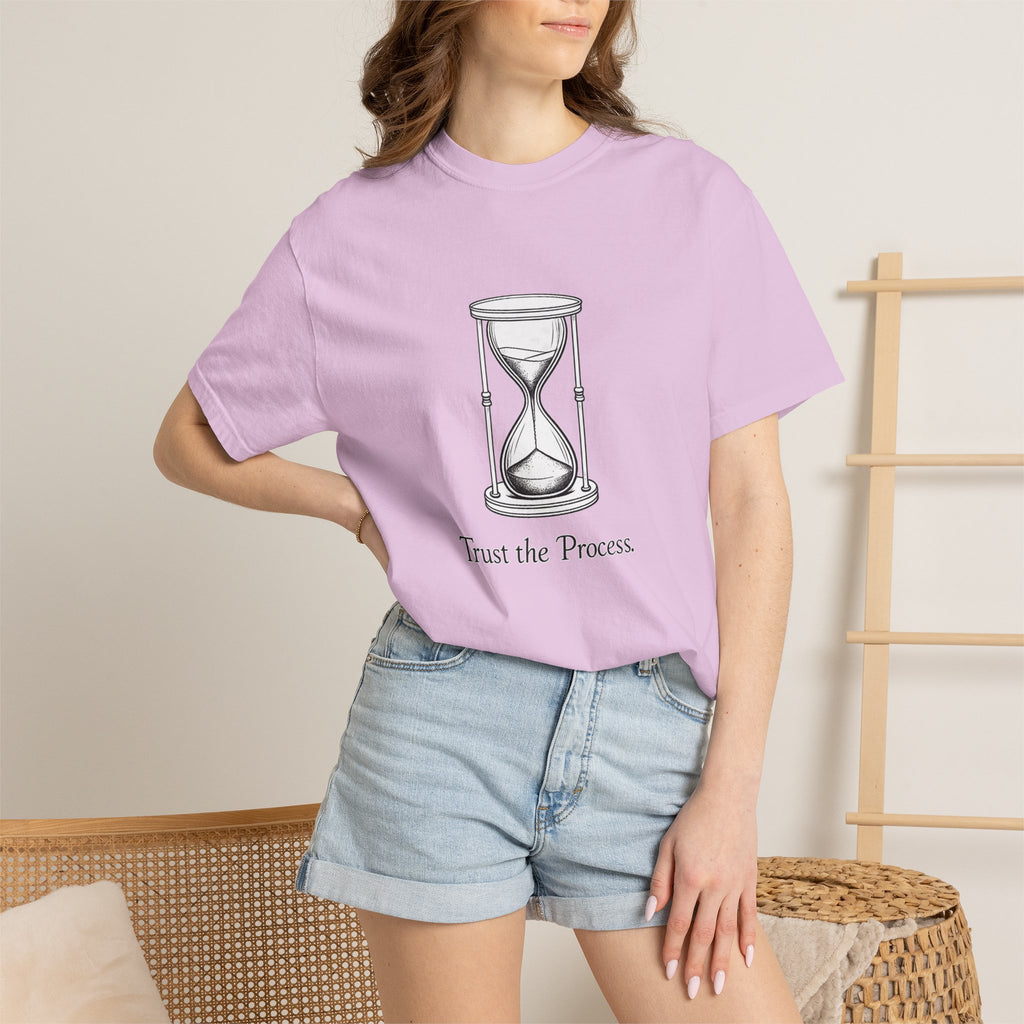Trust the Process T-Shirt — Hourglass Graphic Inspirational Tee