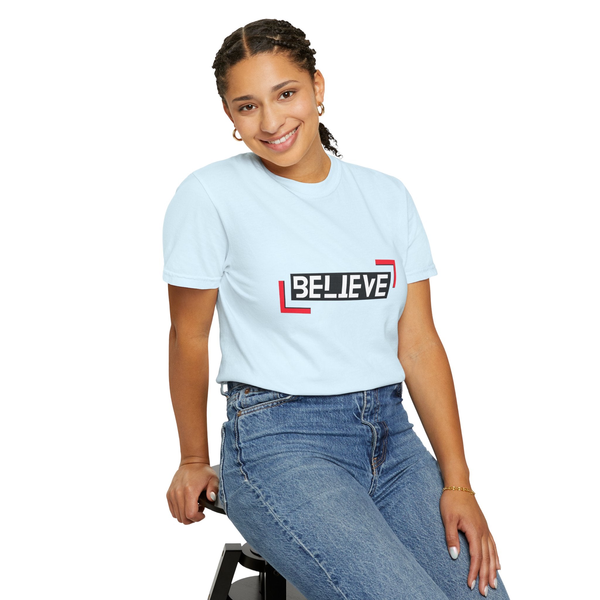 Believe Graphic T-Shirt — Bold Motivational Tee