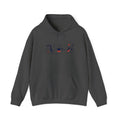 Anime Eyes Hoodie — Minimal Red & Black Manga Gaze Sweatshirt