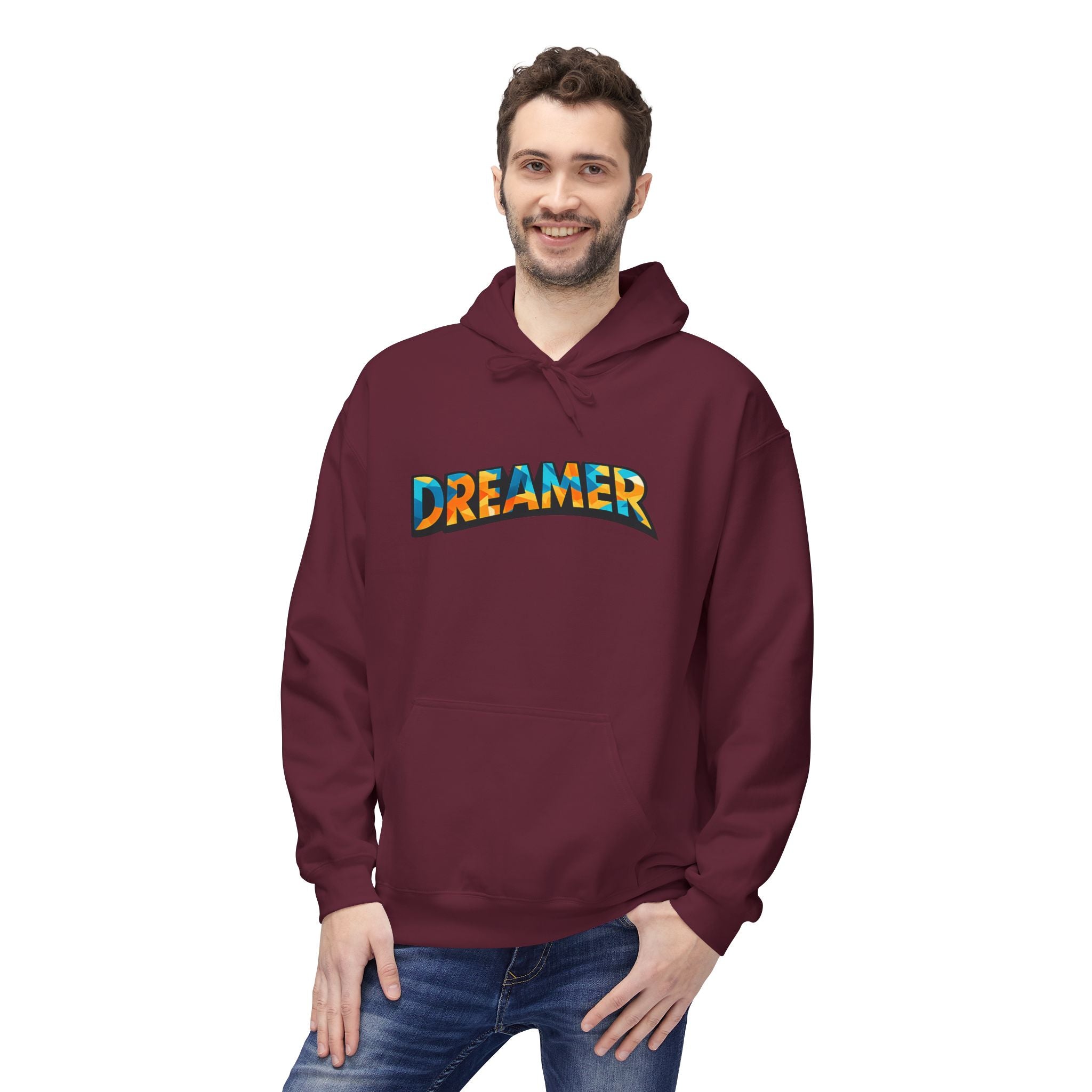 Dreamer Hoodie — Colorful Retro Graphic Pullover