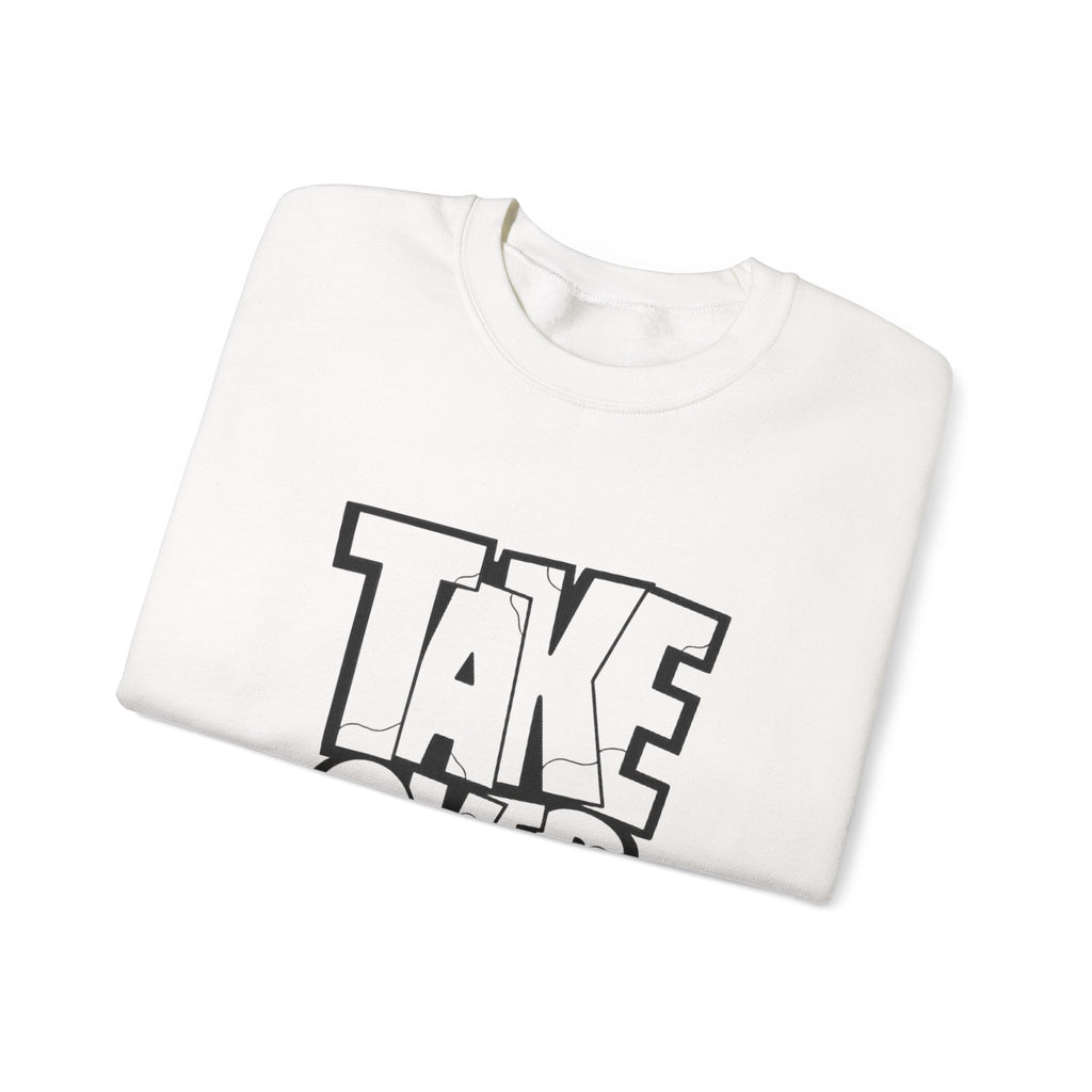 Take Over Crewneck Sweatshirt — Bold Streetwear Graphic Pullover
