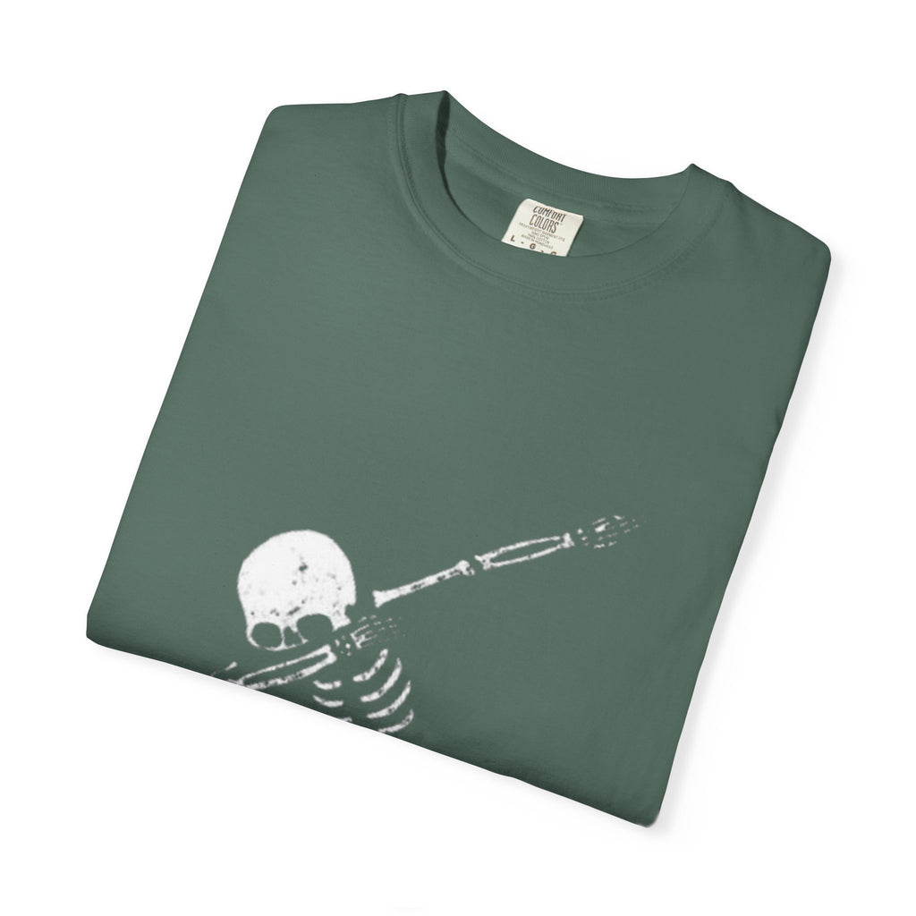Dabbing Skeleton T‑Shirt — Funny Halloween Graphic Tee