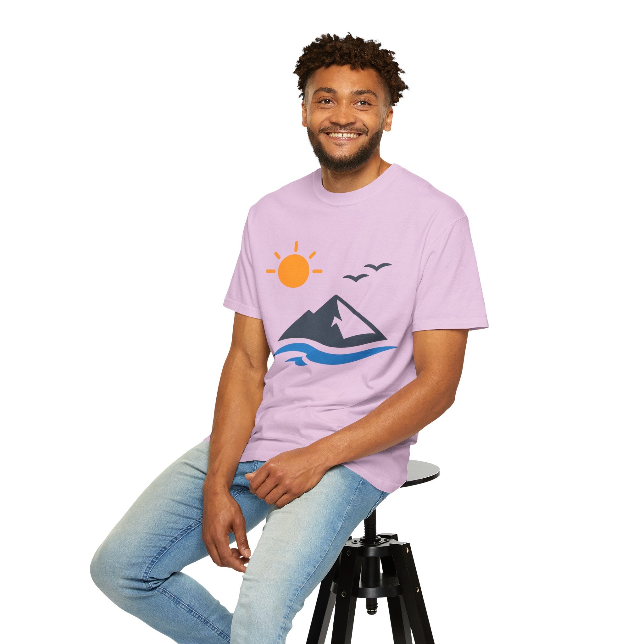 Mountain Sunrise T-Shirt — Scenic Outdoor Graphic Tee