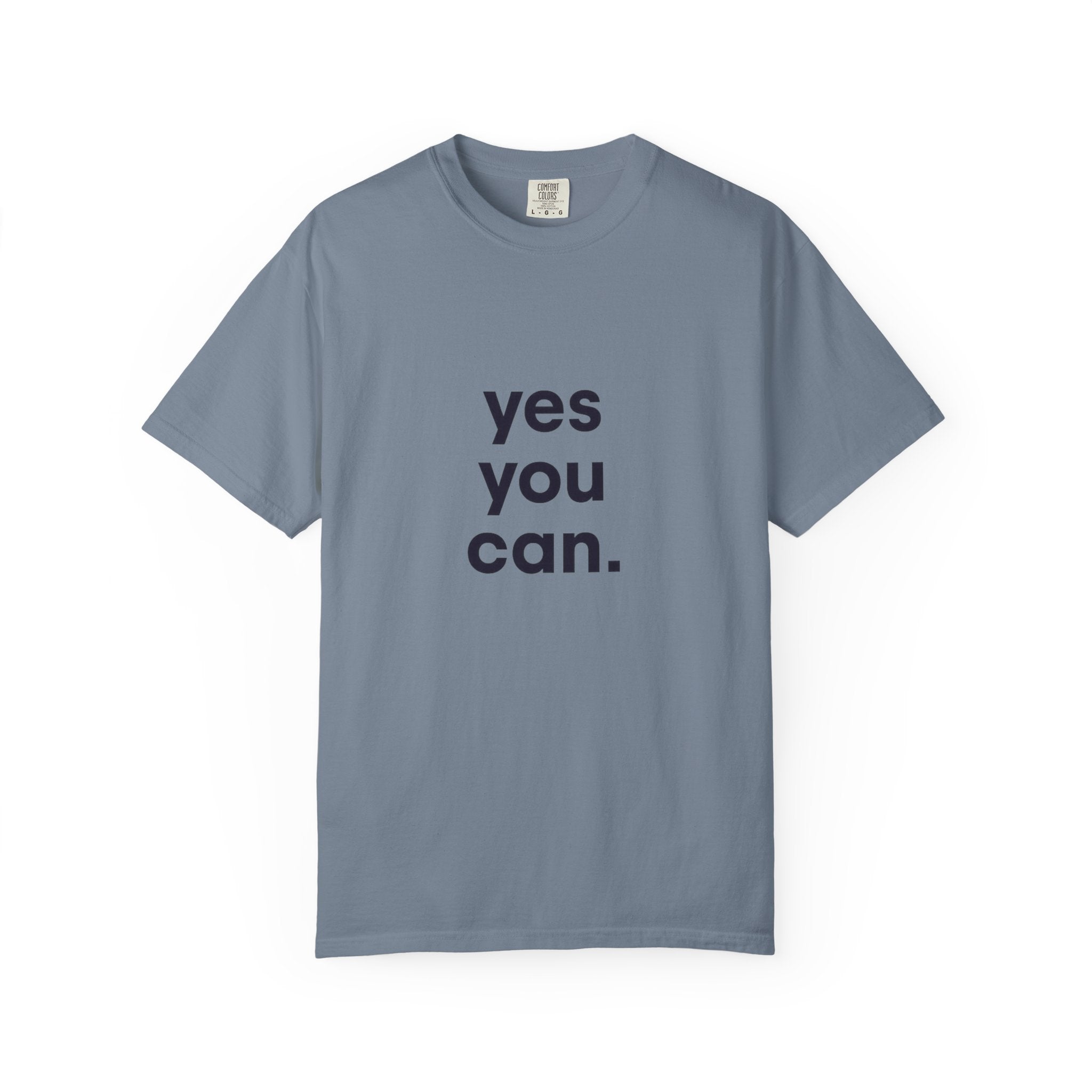 Yes You Can T-Shirt — Minimal Motivational Tee