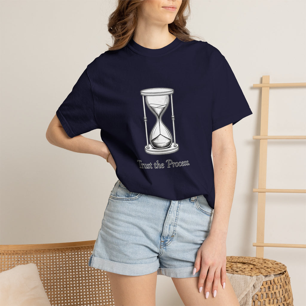Trust the Process T-Shirt — Hourglass Graphic Inspirational Tee