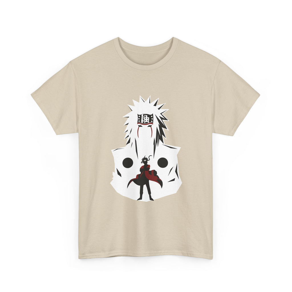Anime Shadow Warrior T-Shirt — Silhouette Battle Graphic Tee