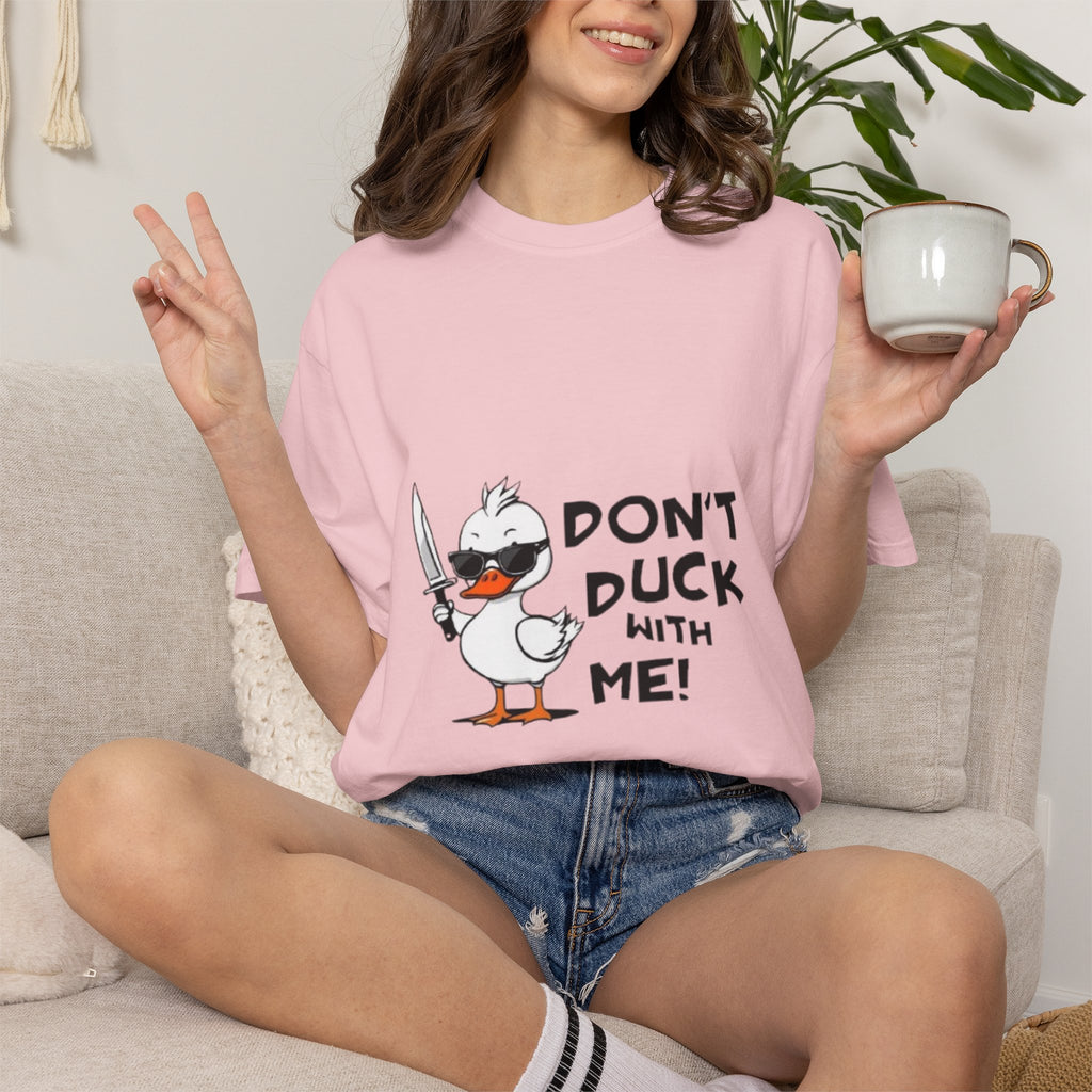 Don't Duck With Me T-Shirt — Funny Angry Duck Graphic Tee