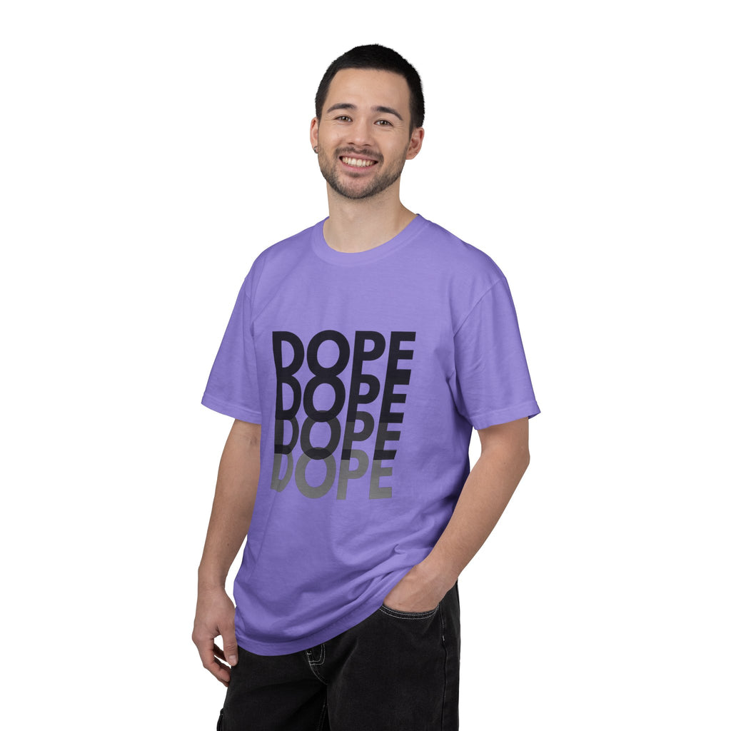 Dope Repeat Graphic T-Shirt — Retro Stacked Typography Tee
