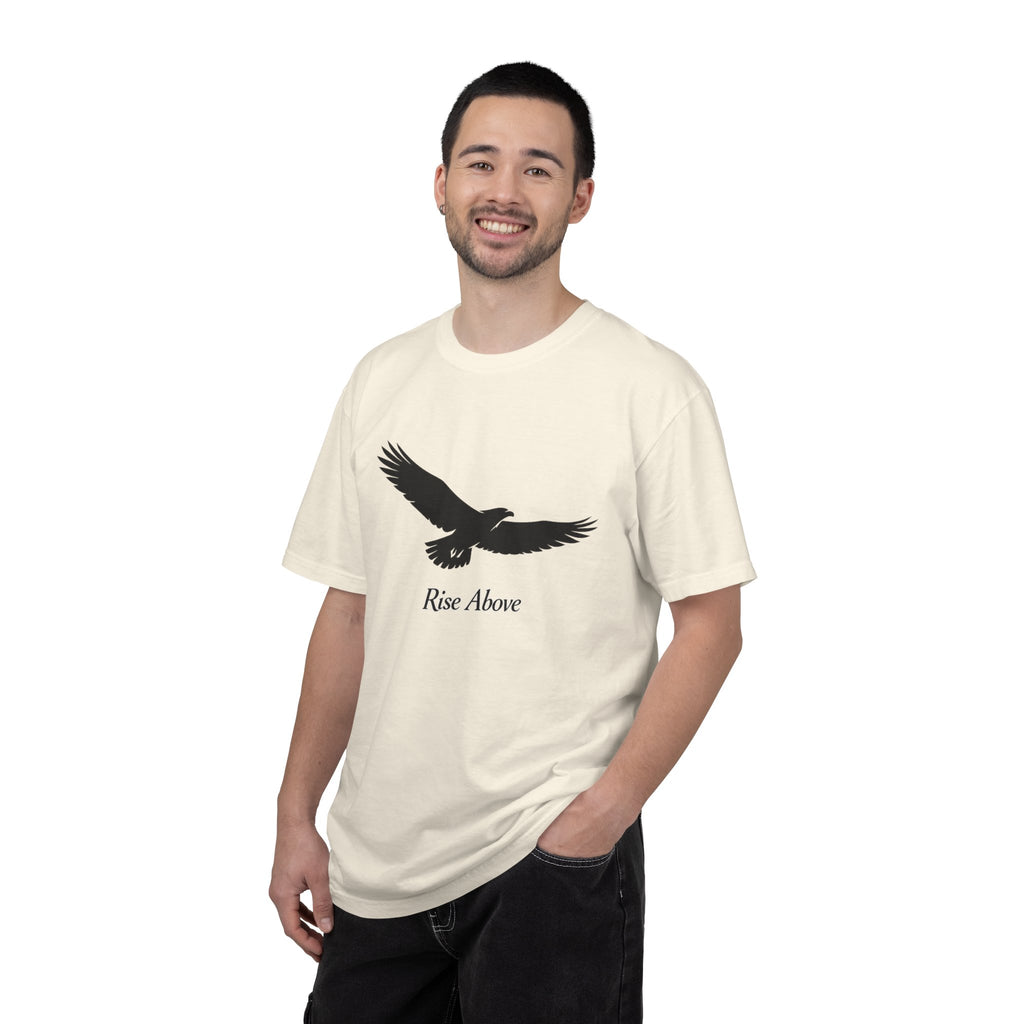 Rise Above Eagle T-Shirt — Inspirational Eagle Graphic Tee