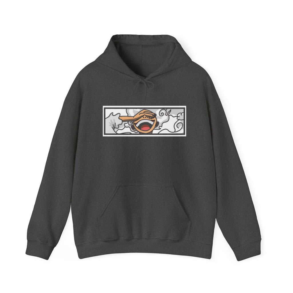Laughing Mouth Graphic Hoodie — Anime Smile Streetwear Hoodie