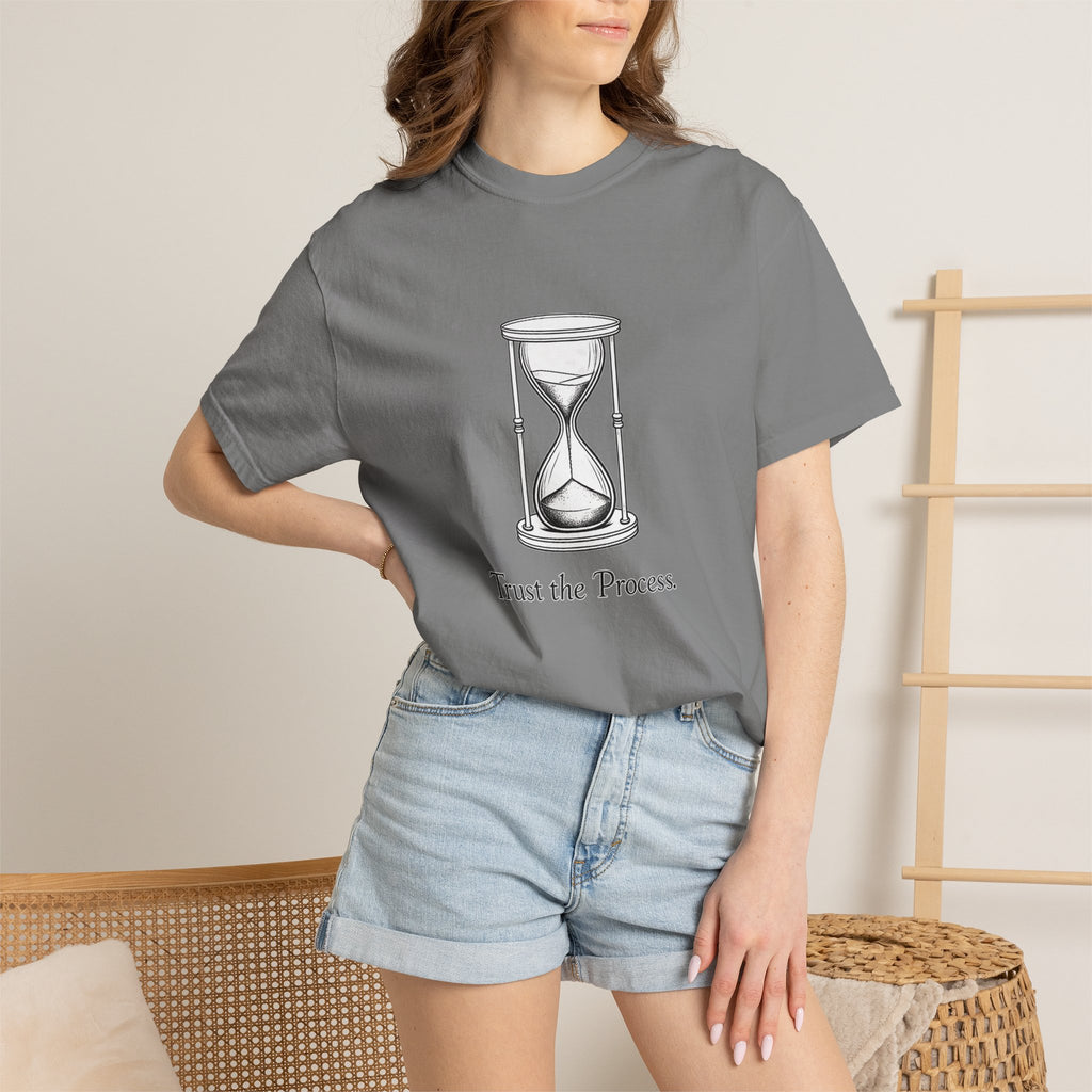 Trust the Process T-Shirt — Hourglass Graphic Inspirational Tee