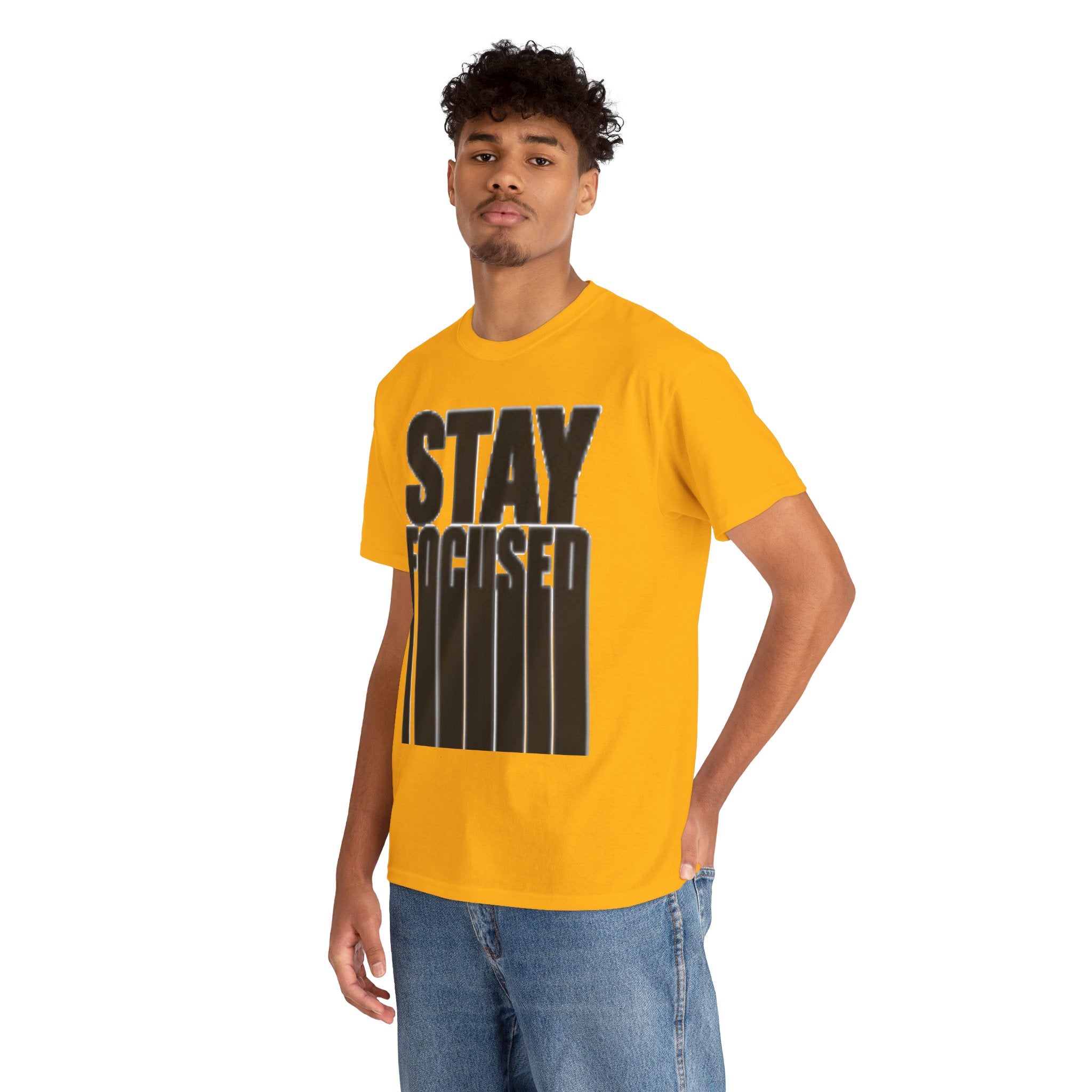 Stay Focused Tee — Motivational Graphic T‑Shirt