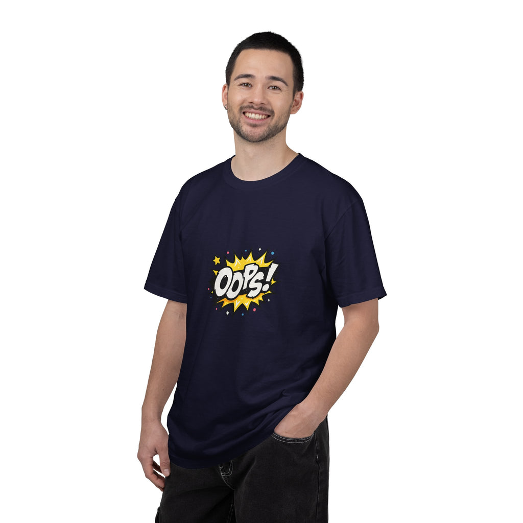 Oops! Comic Graphic T-Shirt — Retro Pop Art Tee