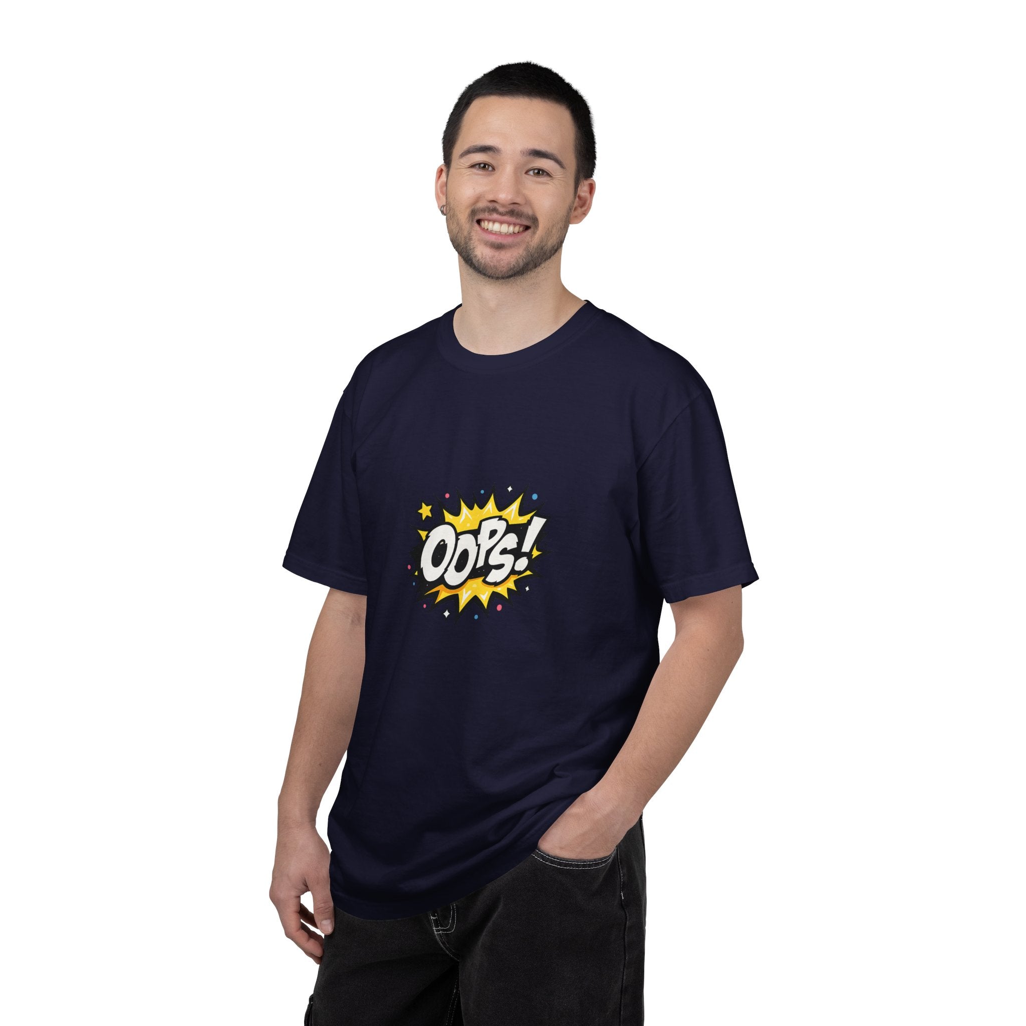 Oops! Comic Graphic T-Shirt — Retro Pop Art Tee