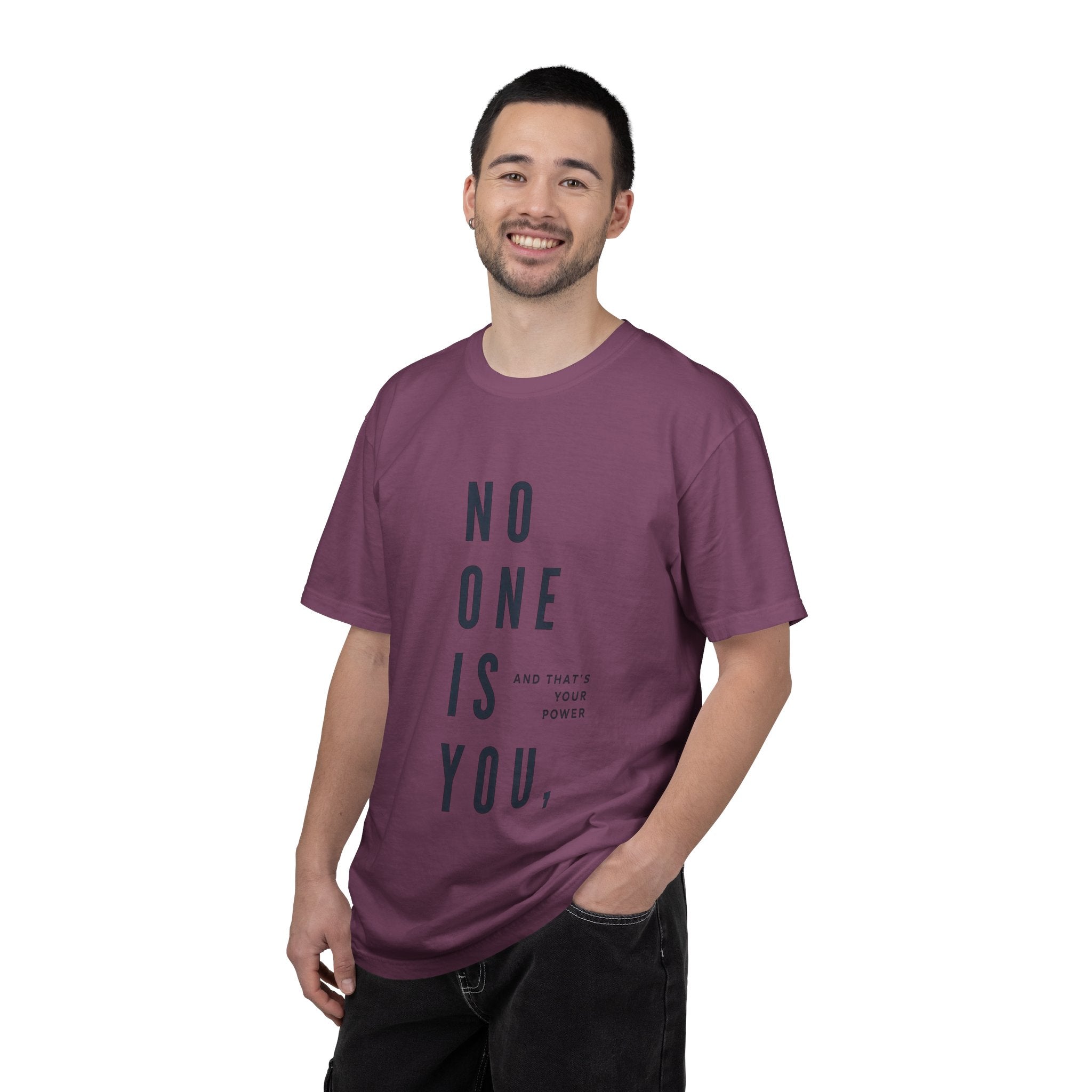 No One Is You Tee — Inspirational Minimalist Graphic T-Shirt