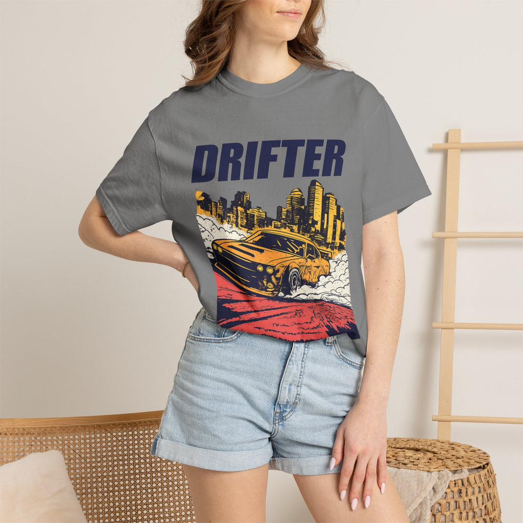 Drifter Street Racing T-Shirt — Retro Drift Car Graphic Tee