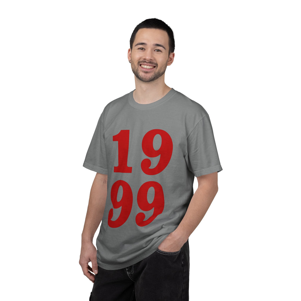 1999 Retro Number T-Shirt — Vintage Birth Year Tee