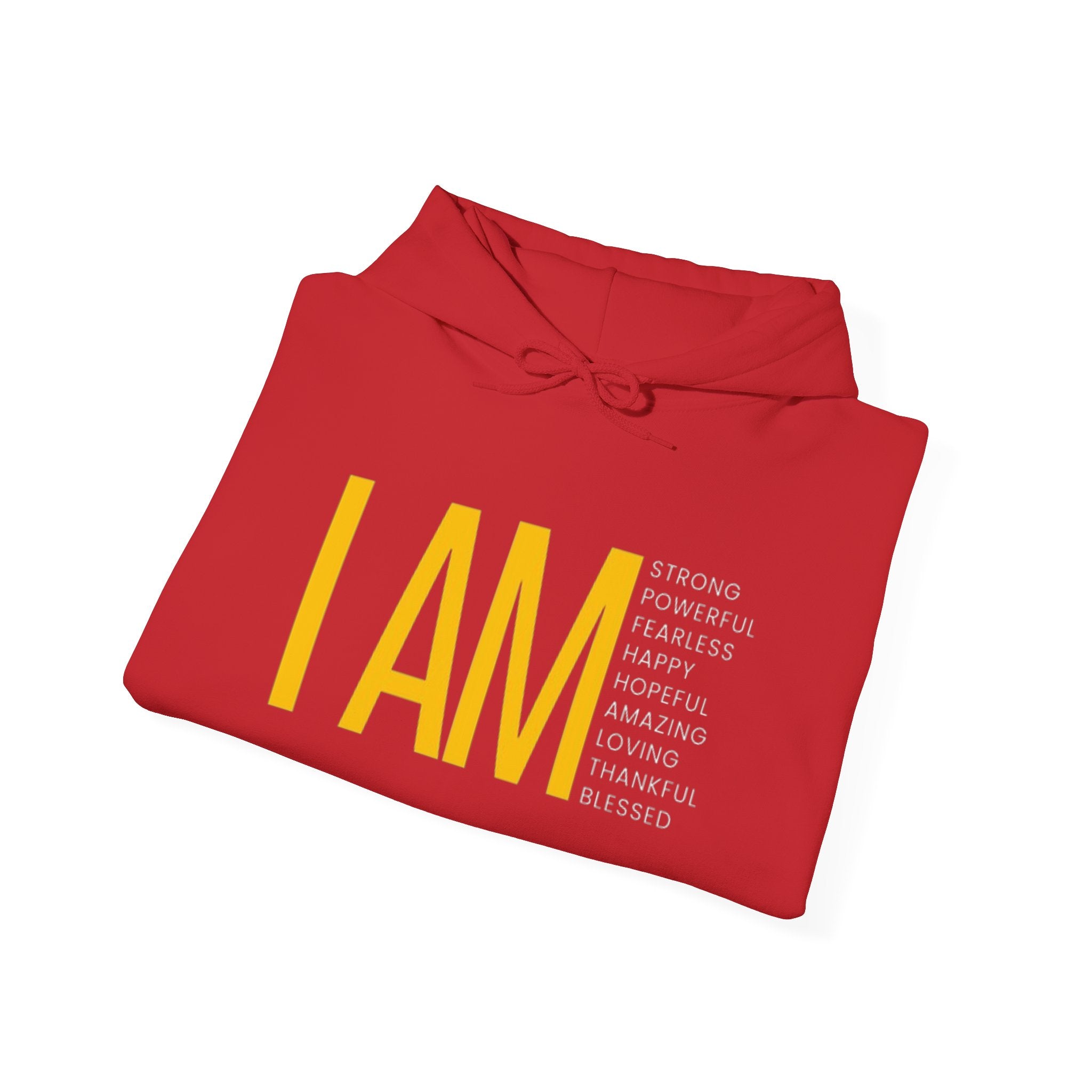 I AM Affirmation Hoodie — Inspirational Self-Love Sweatshirt