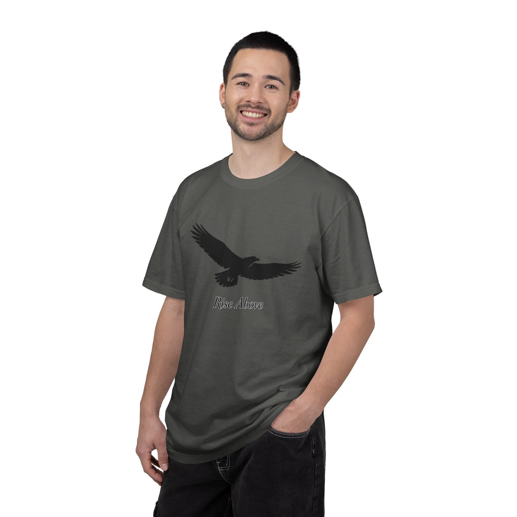 Rise Above Eagle T-Shirt — Inspirational Eagle Graphic Tee
