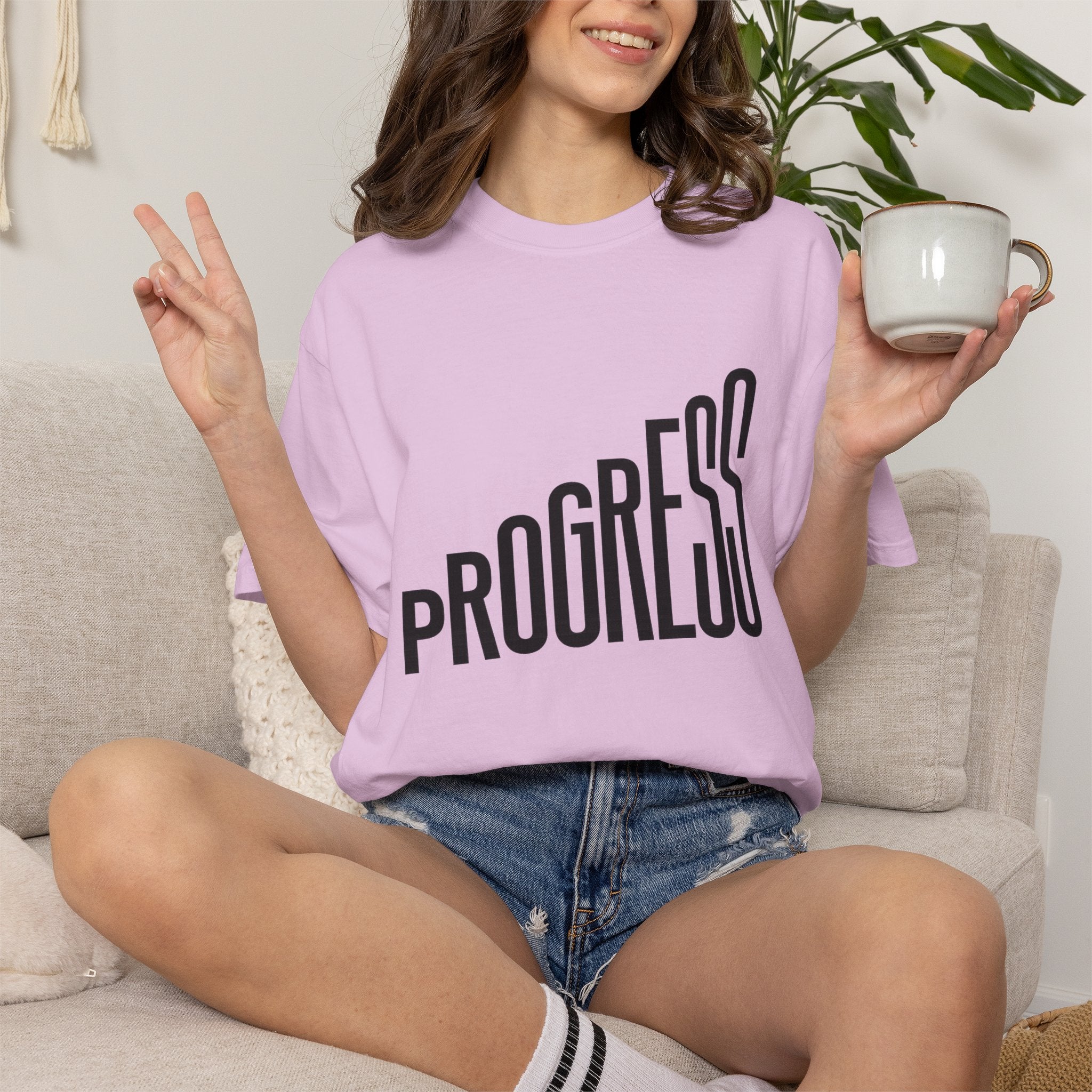 Progress Graphic T-Shirt — Modern Motivational Tee