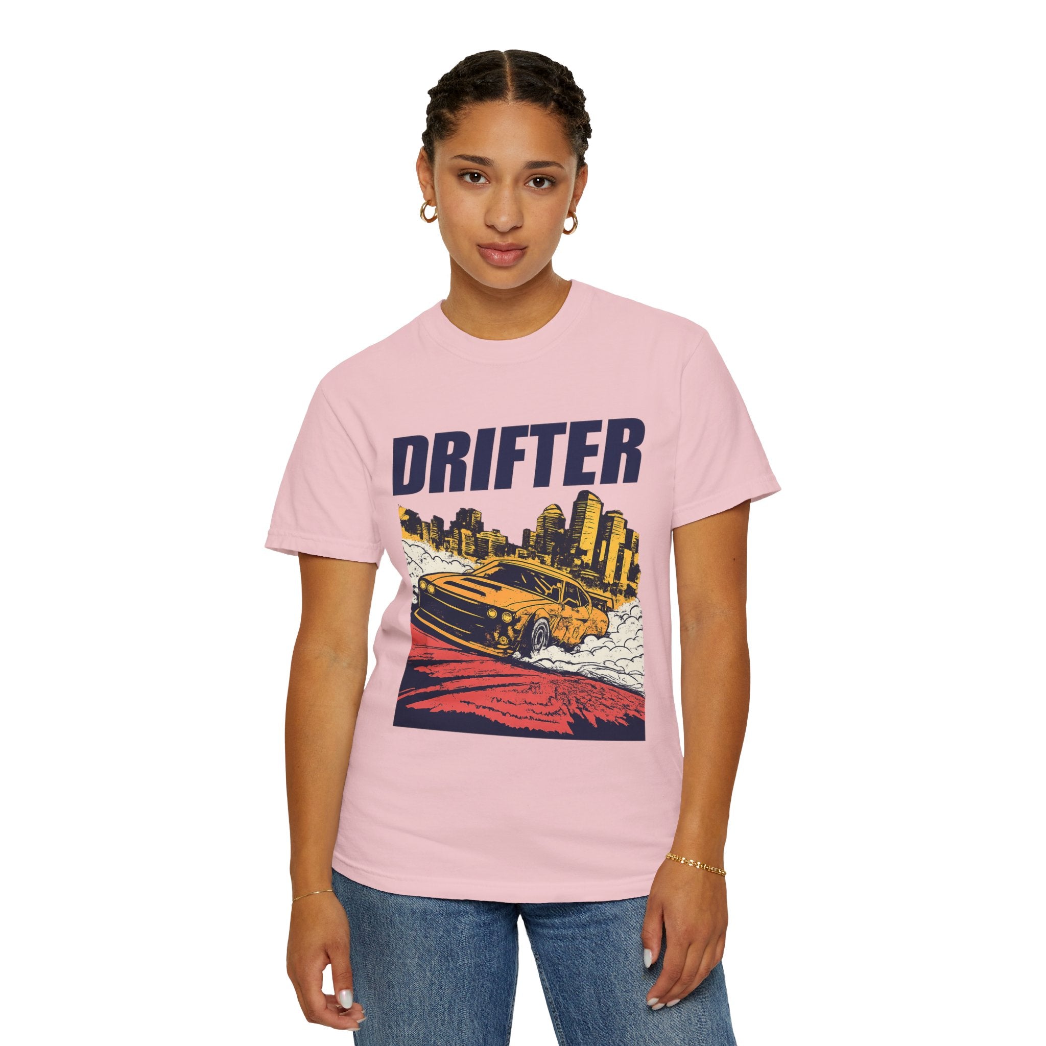 Drifter Street Racing T-Shirt — Retro Drift Car Graphic Tee