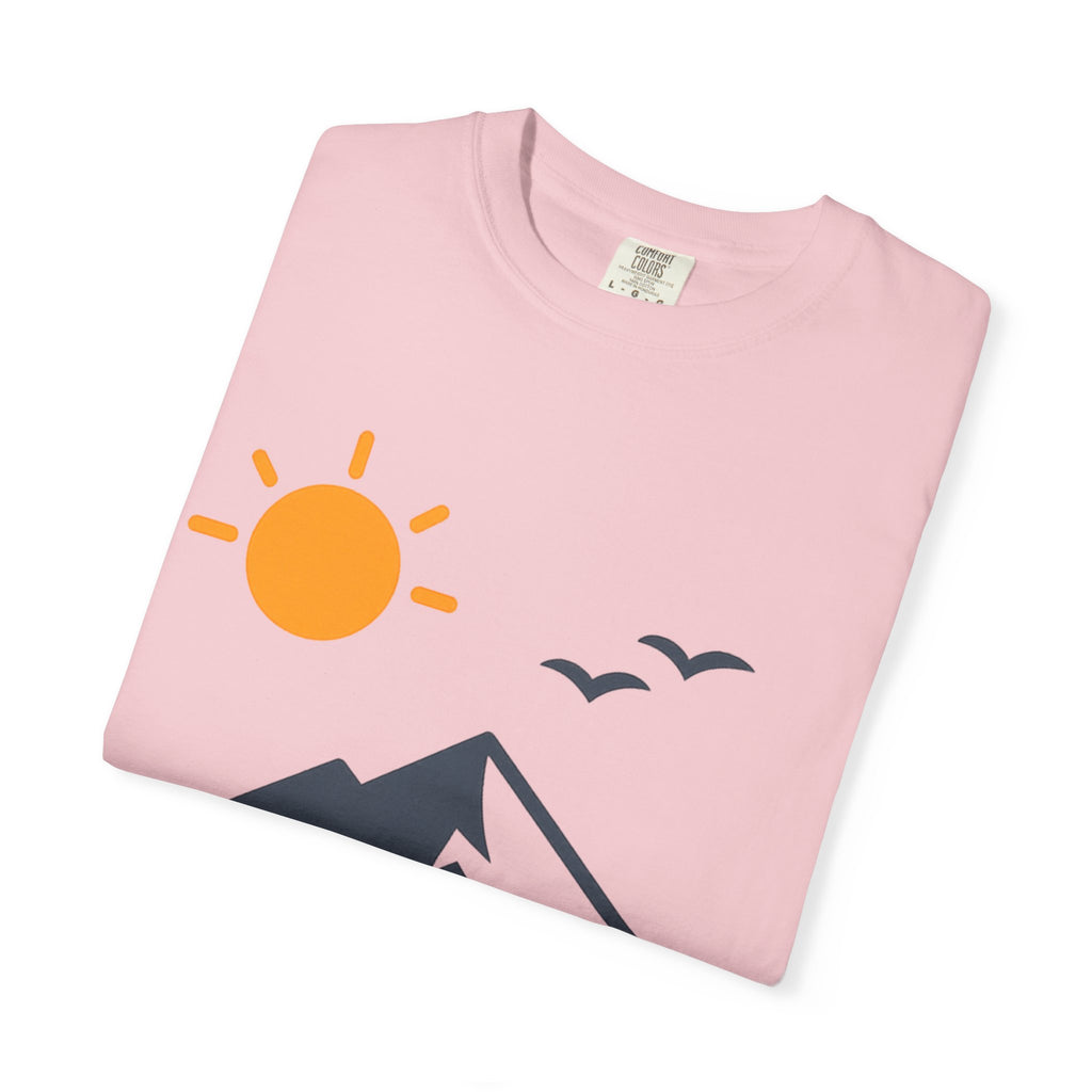 Mountain Sunrise T-Shirt — Scenic Outdoor Graphic Tee