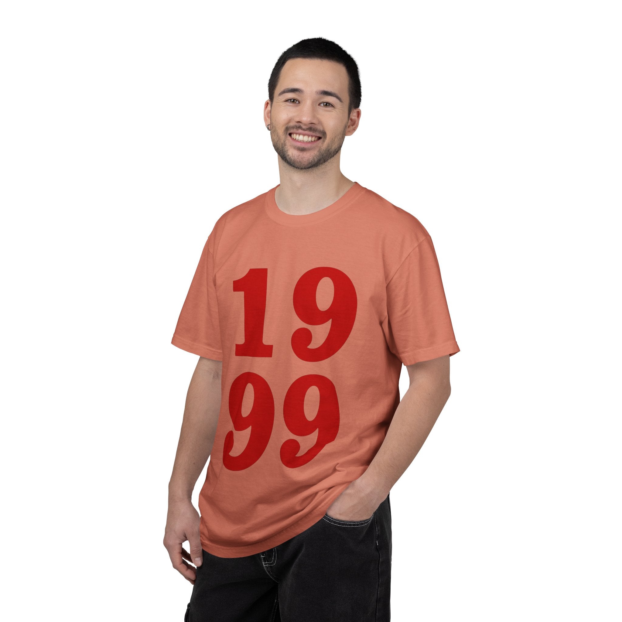 1999 Retro Number T-Shirt — Vintage Birth Year Tee