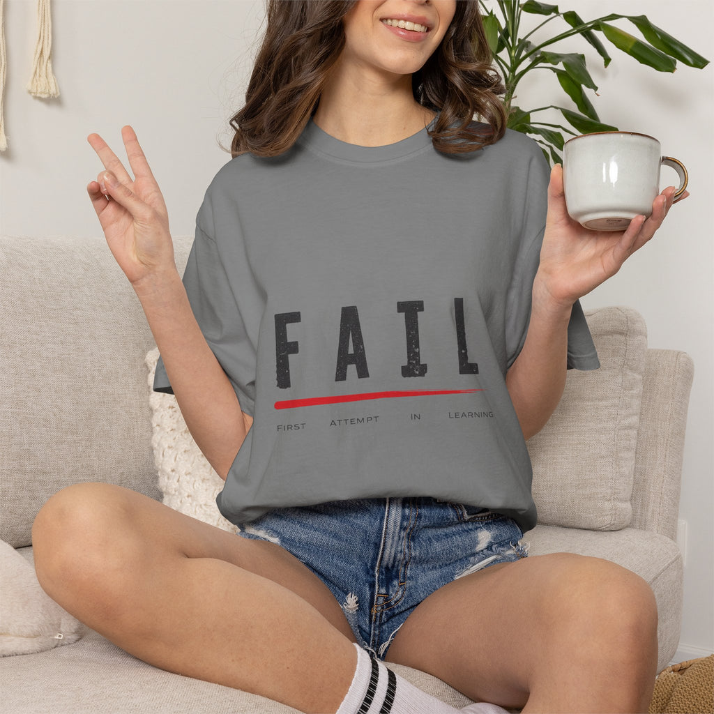 FAIL Graphic T‑Shirt — Minimalist Vintage Inspired Mens Tee