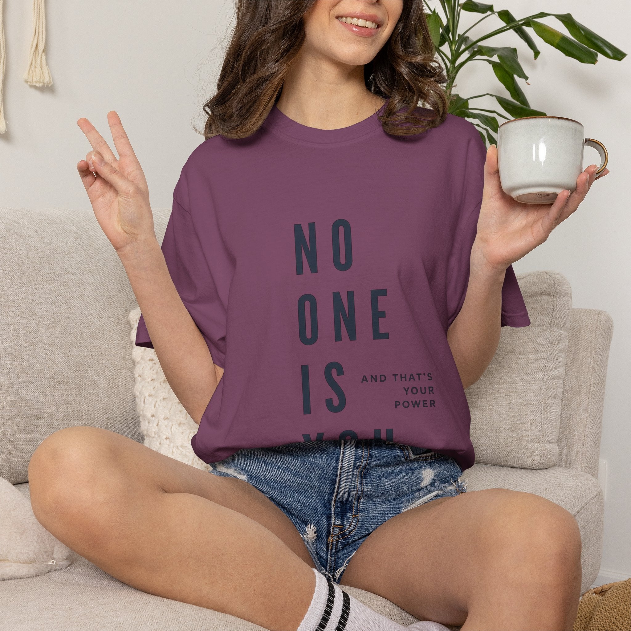 No One Is You Tee — Inspirational Minimalist Graphic T-Shirt