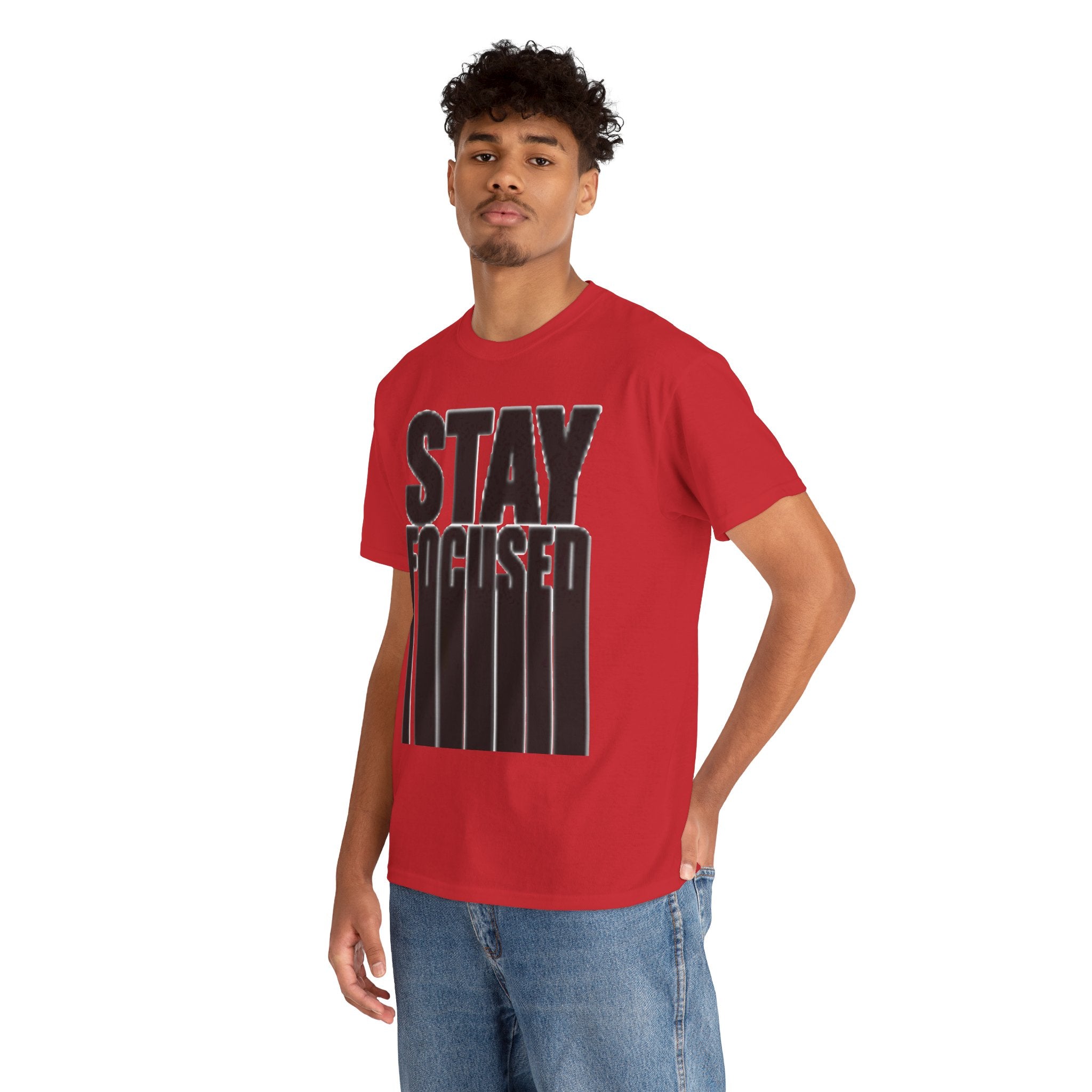 Stay Focused Tee — Motivational Graphic T‑Shirt