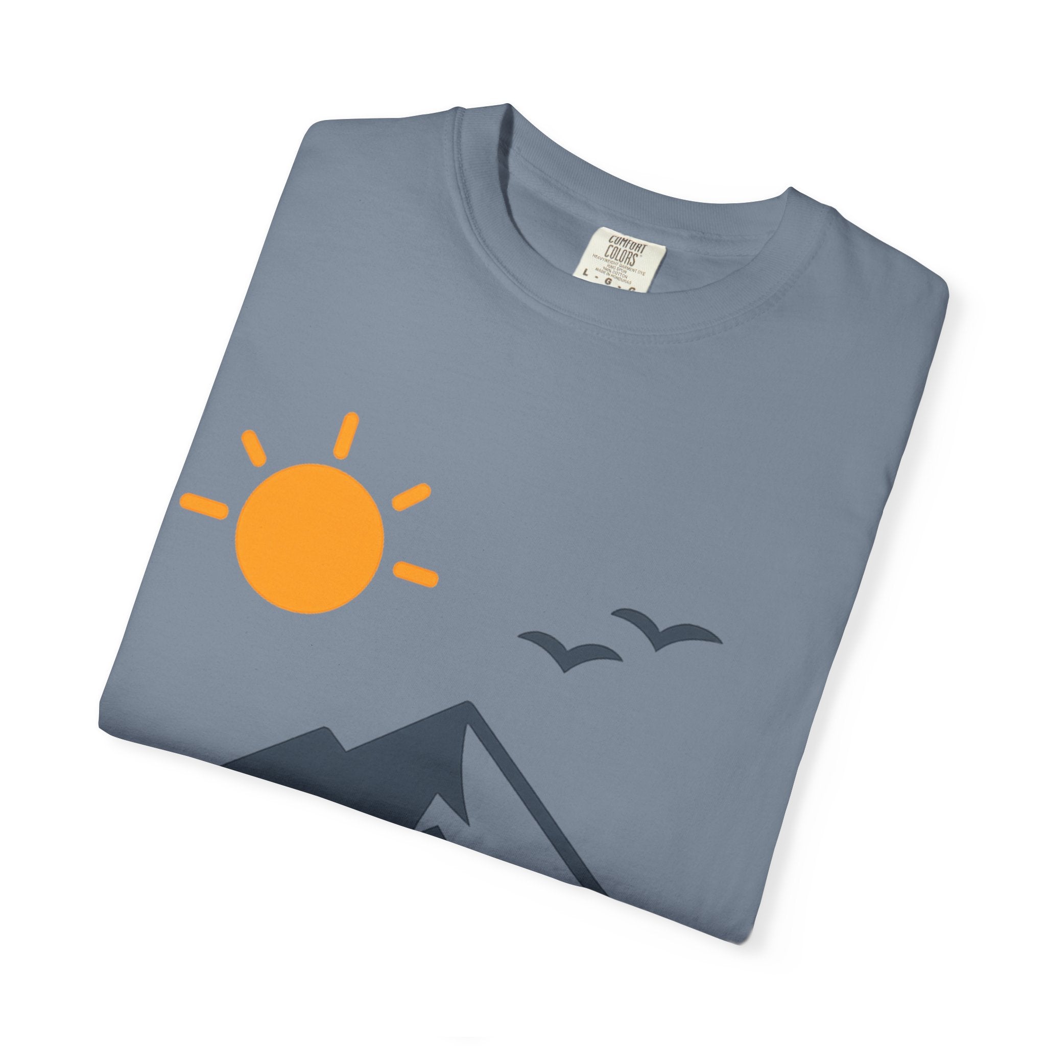 Mountain Sunrise T-Shirt — Scenic Outdoor Graphic Tee