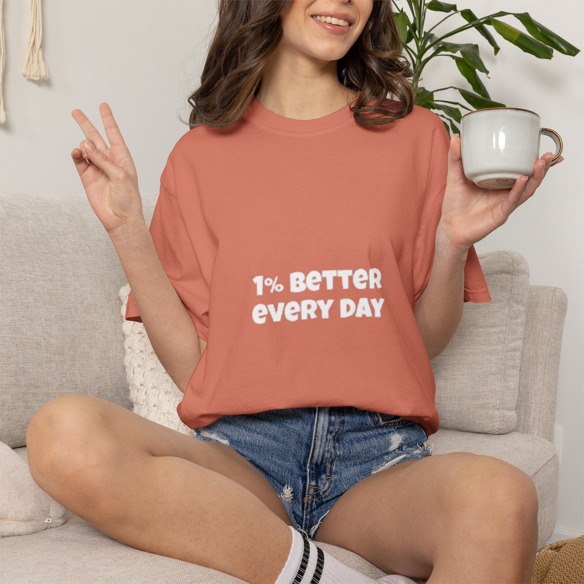 1% Better Every Day T-Shirt — Motivational Daily Progress Tee