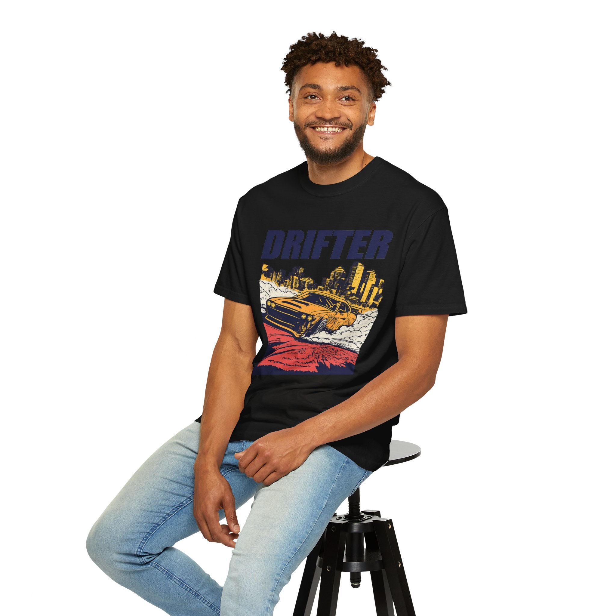 Drifter Street Racing T-Shirt — Retro Drift Car Graphic Tee