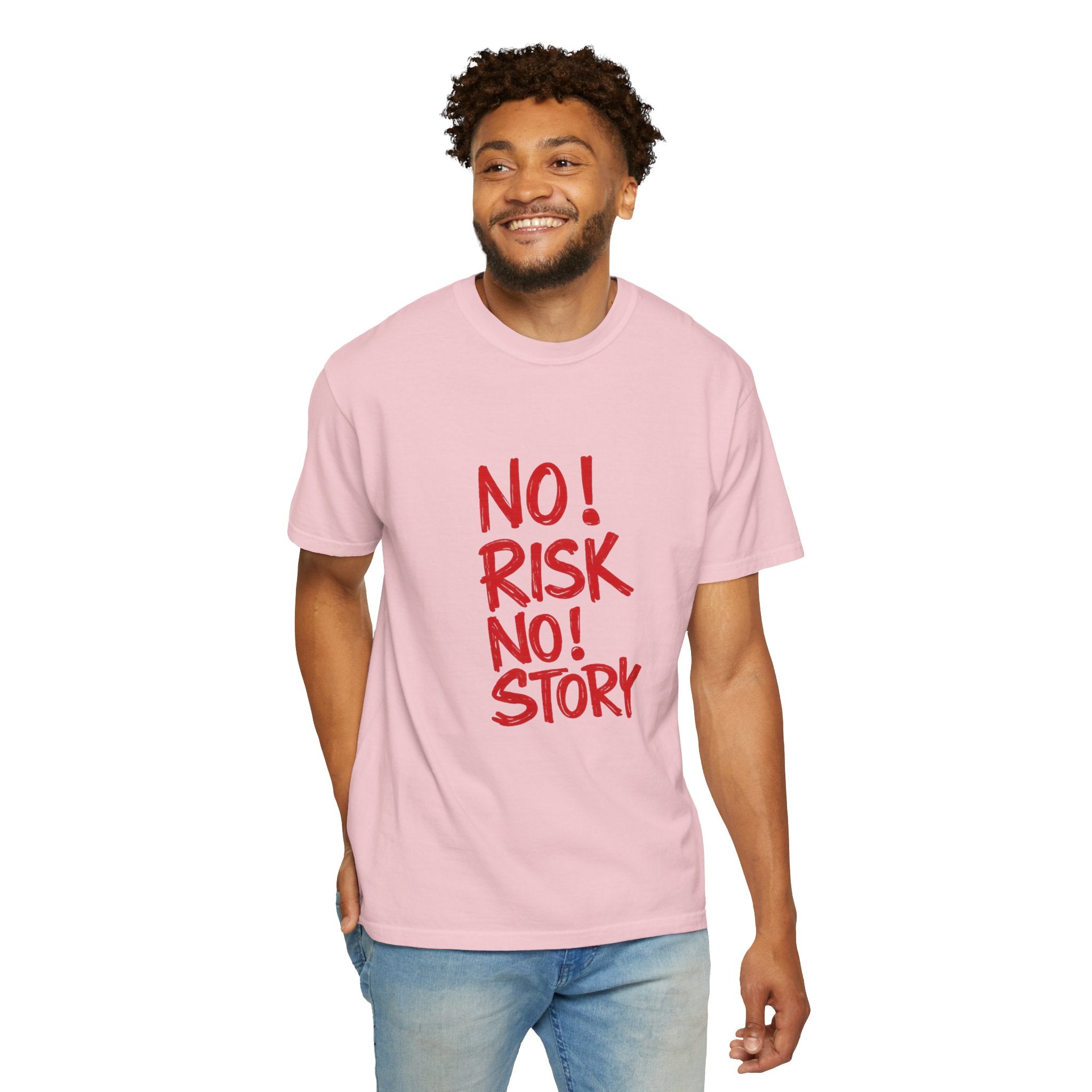 No Risk No Story T-Shirt — Motivational Graphic Tee