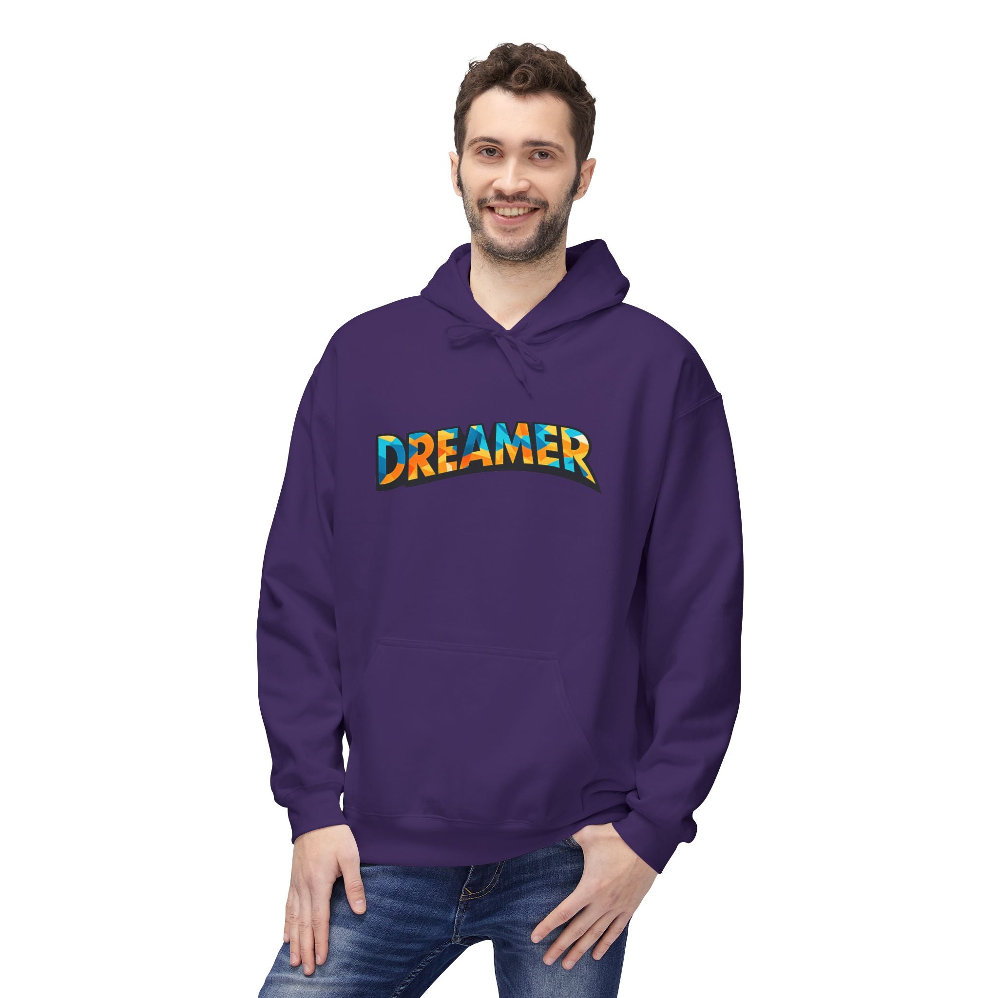 Dreamer Hoodie — Colorful Retro Graphic Pullover